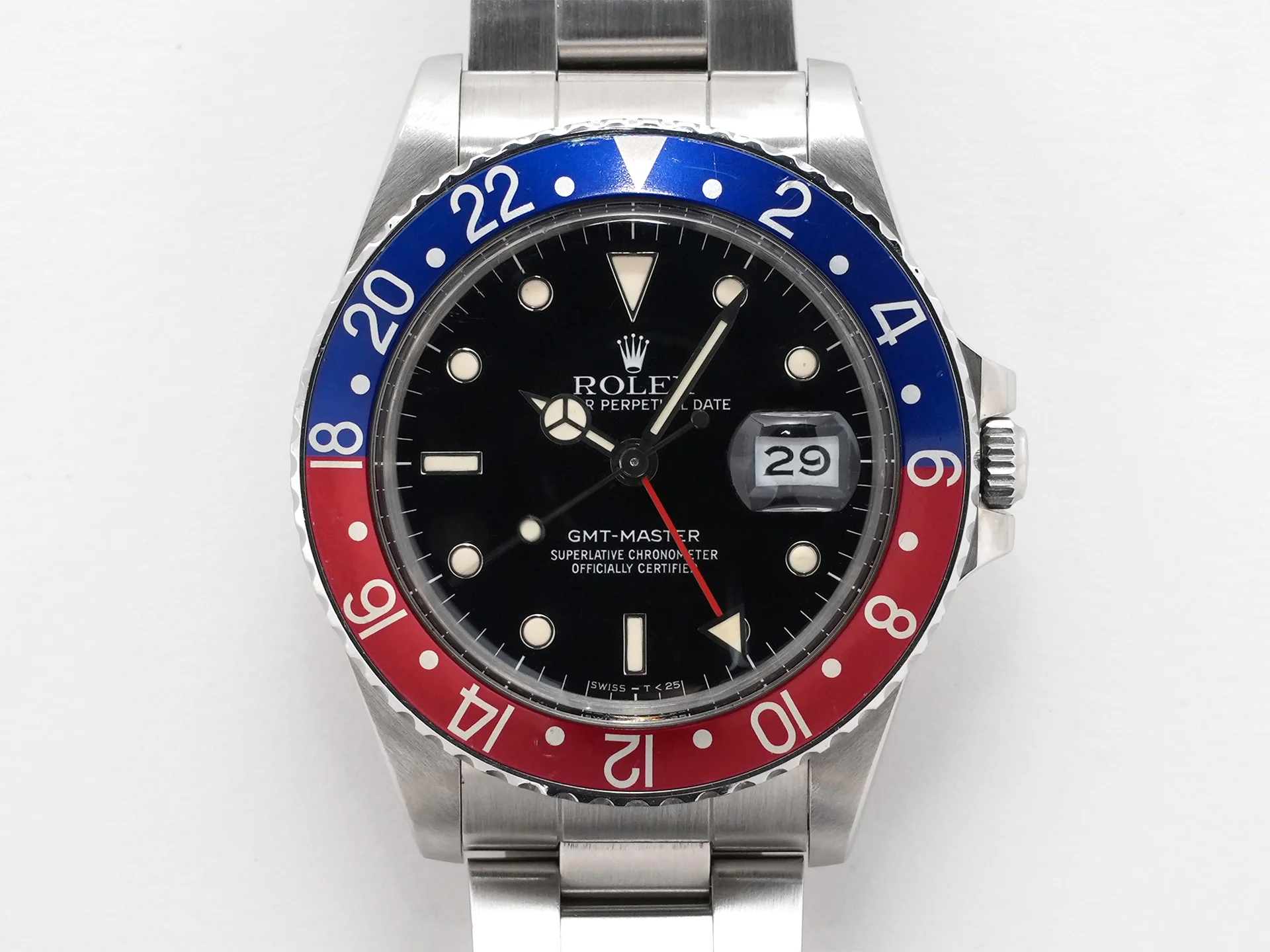 ロレックス GMTマスター Ref.16750 ステンレススチール ブラック文字盤 オイスターブレスレット - Image 2