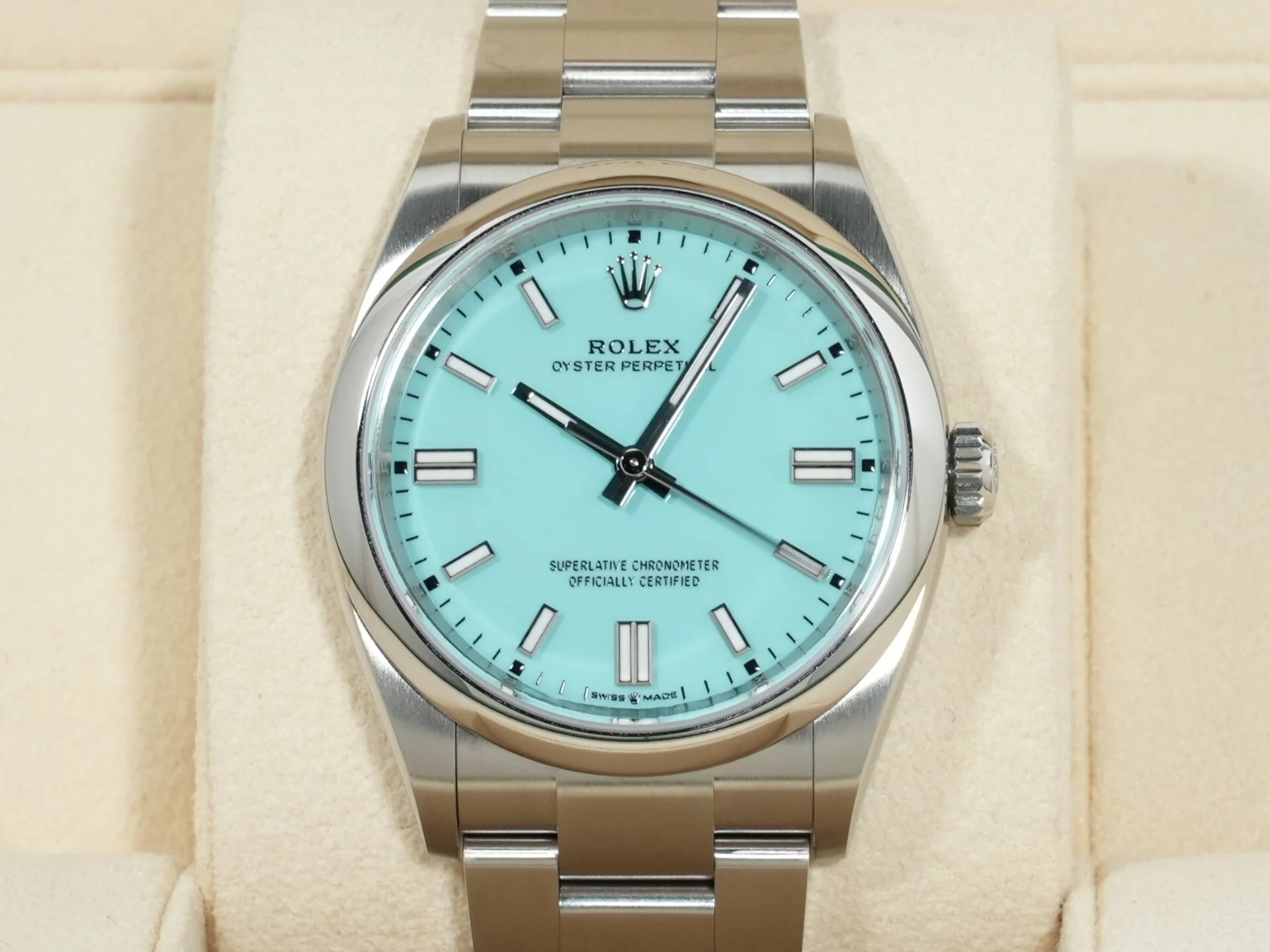 ロレックス オイスターパーペチュアル36 Ref.126000 ステンレススチール ターコイズ文字盤 - Image 2