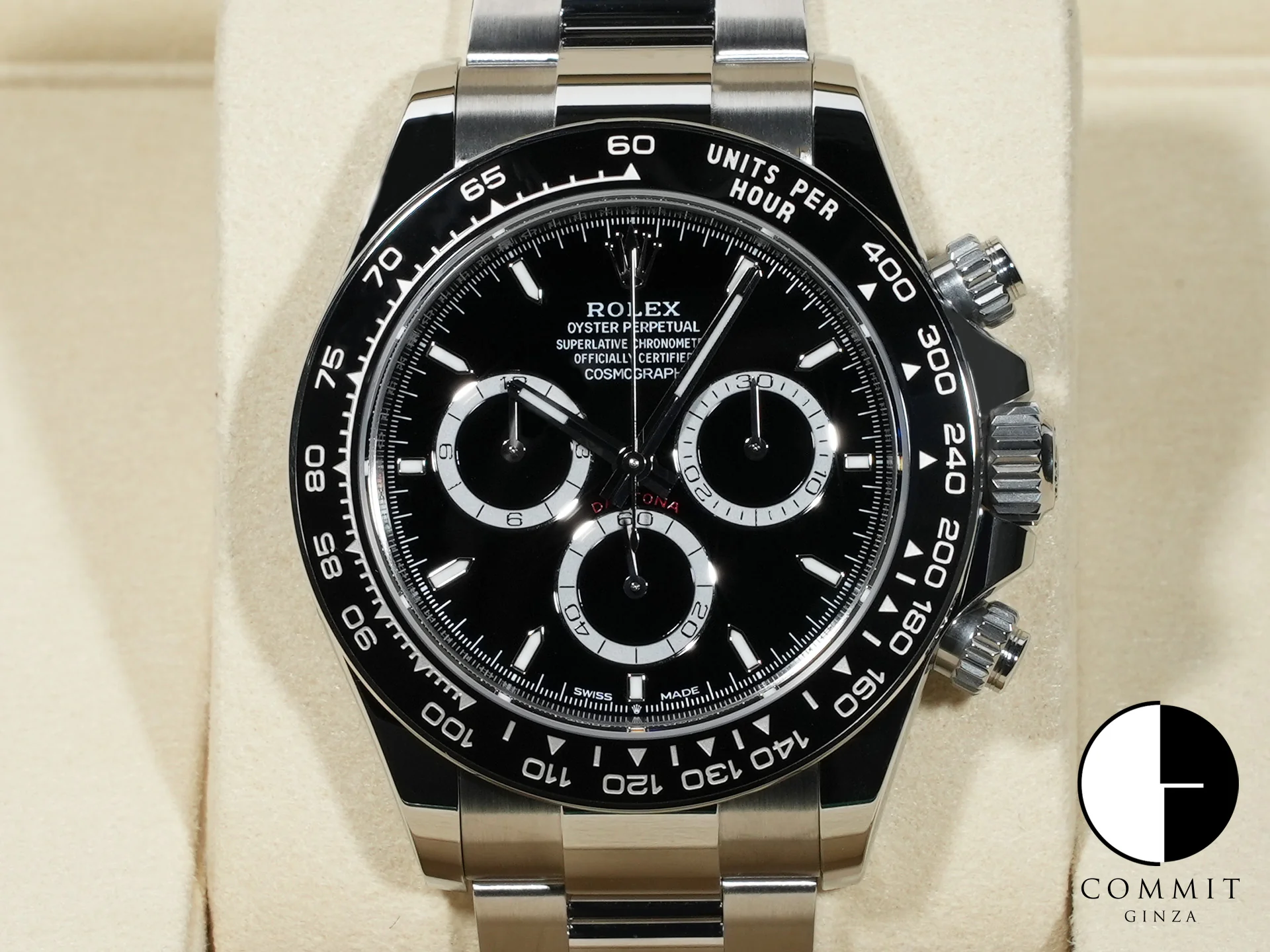 ロレックス デイトナ Ref.126500LN ステンレススチール ブラック文字盤