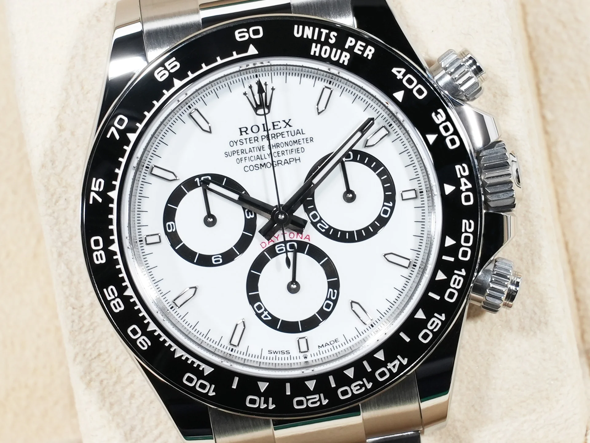 ロレックス デイトナ Ref.126500LN ステンレススチール ホワイト文字盤 - Image 3