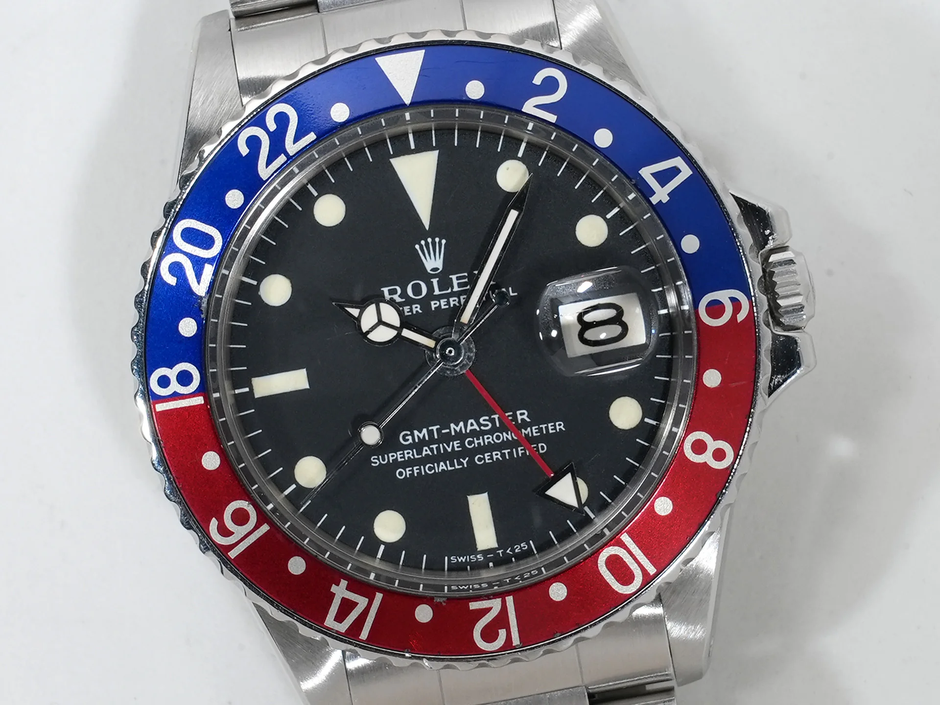 ロレックス GMTマスター Ref.1675 ステンレススチール ブラック文字盤 オイスターブレスレット 中古 nyhzf625 - Image 3