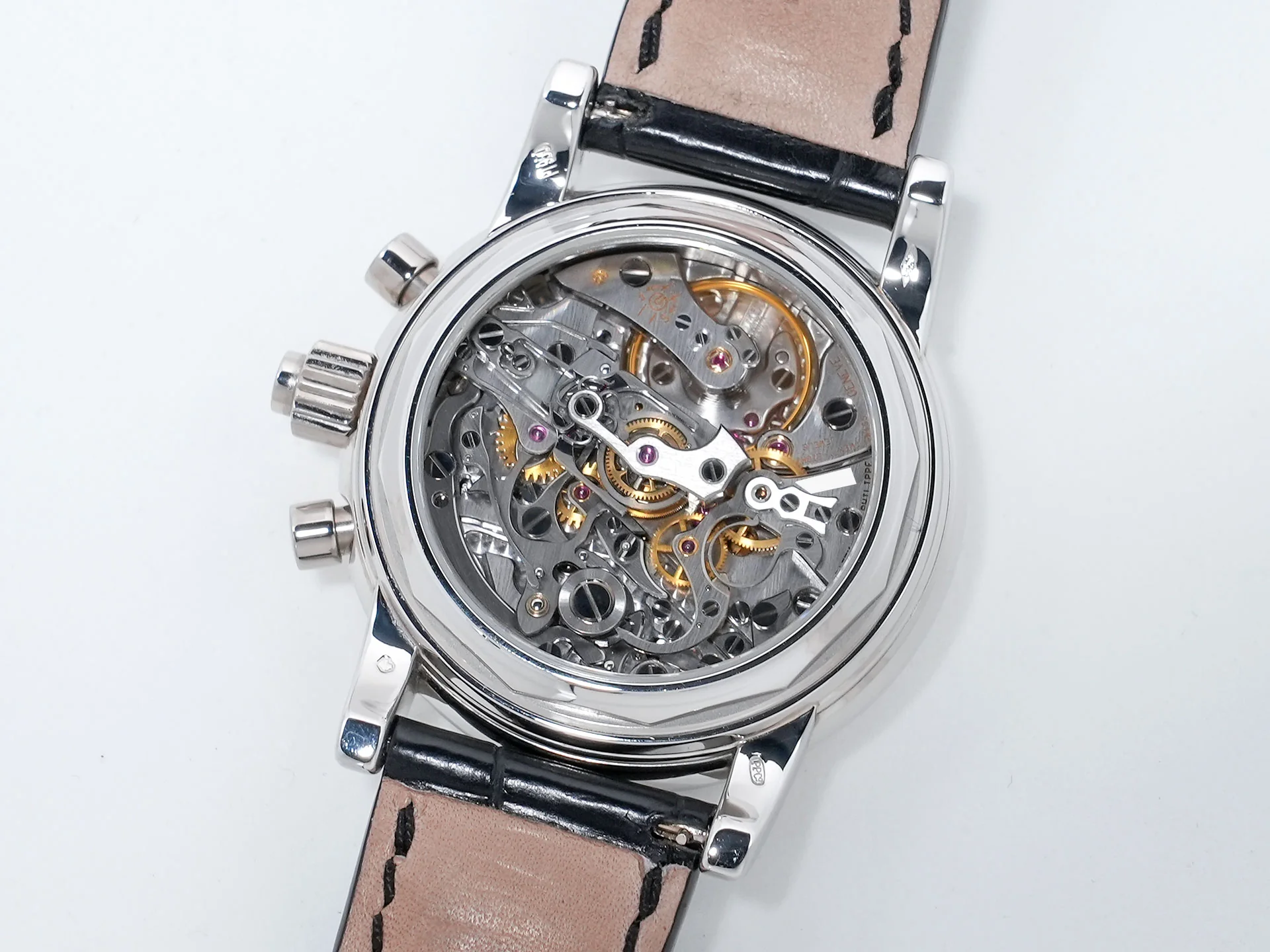 パテックフィリップ パーペチュアルカレンダー スプリットセコンド クロノグラフ Ref.5004P-021 プラチナ シルバー文字盤 中古 o55qvpib - Image 7