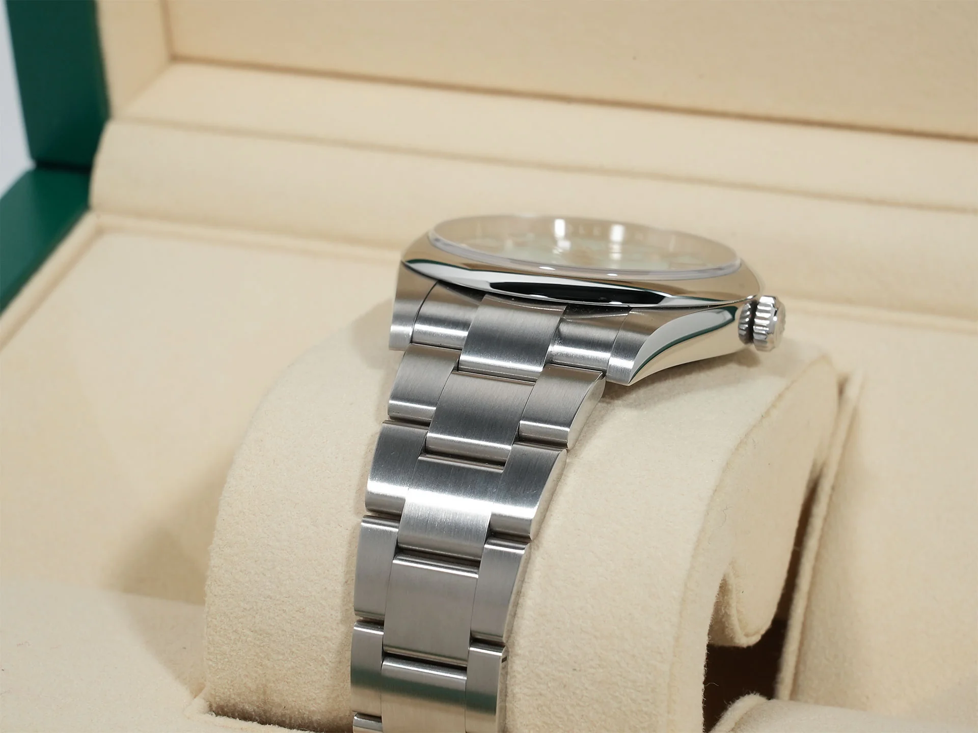ロレックス オイスターパーペチュアル41 Ref.124300 ステンレススチール ターコイズ文字盤 - Image 6