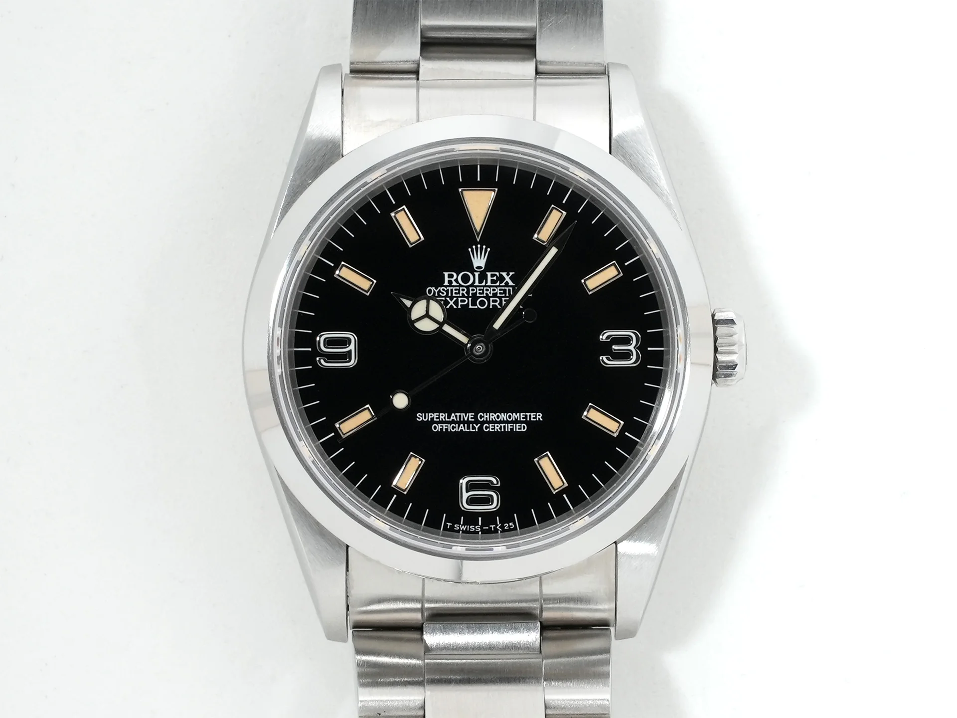 ロレックス エクスプローラーI Ref.14270 ステンレススチール ブラック文字盤 オイスターブレスレット 中古 oc3egh3q - Image 2
