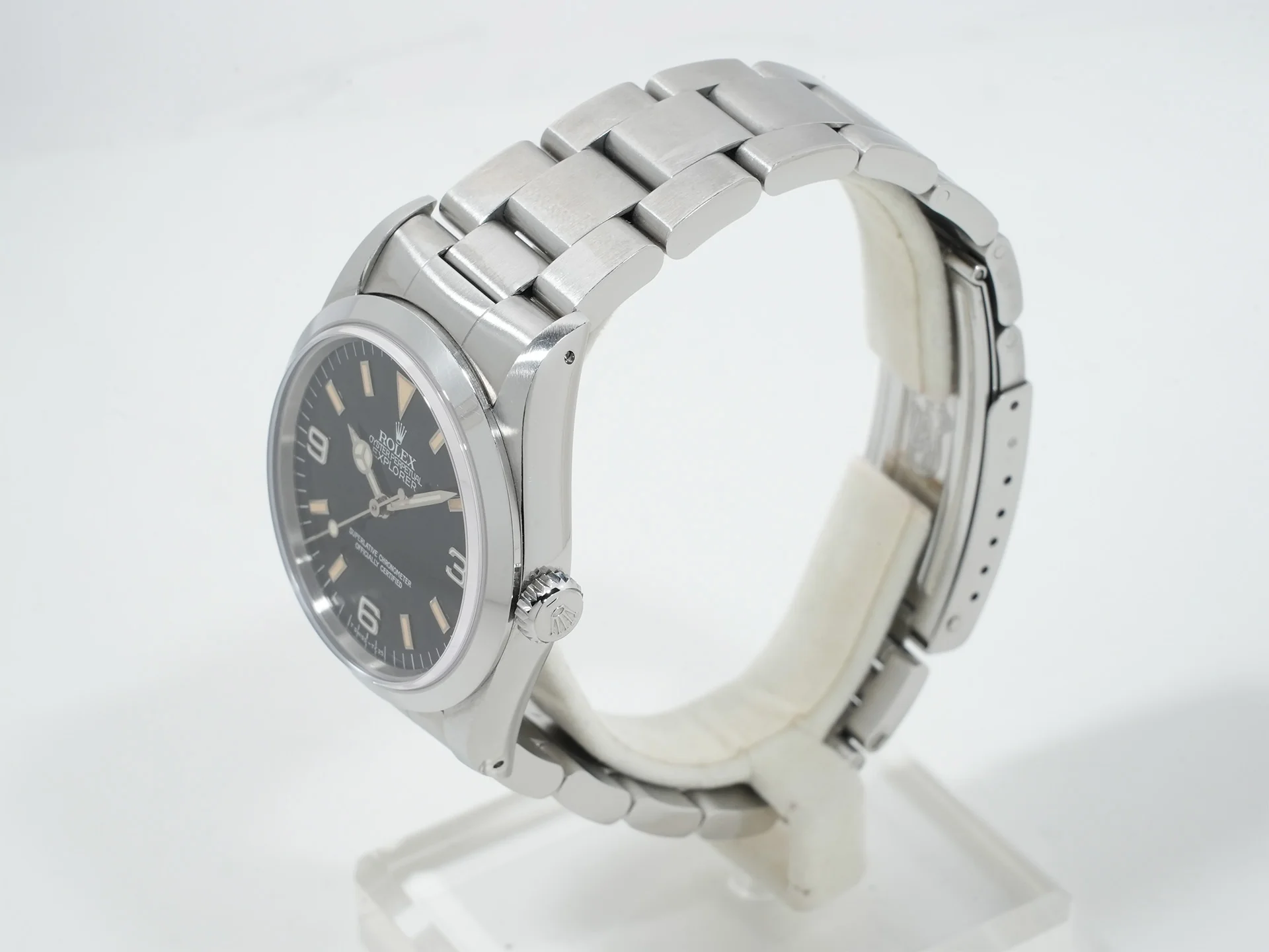 ロレックス エクスプローラーI Ref.14270 ステンレススチール ブラック文字盤 オイスターブレスレット 中古 oc3egh3q - Image 4
