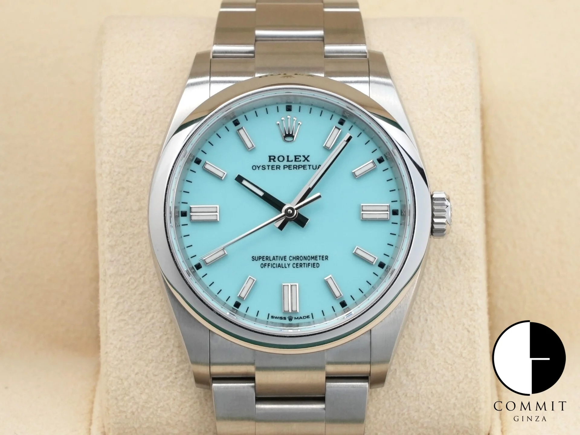ロレックス オイスターパーペチュアル36 Ref.126000 ステンレススチール ターコイズ文字盤