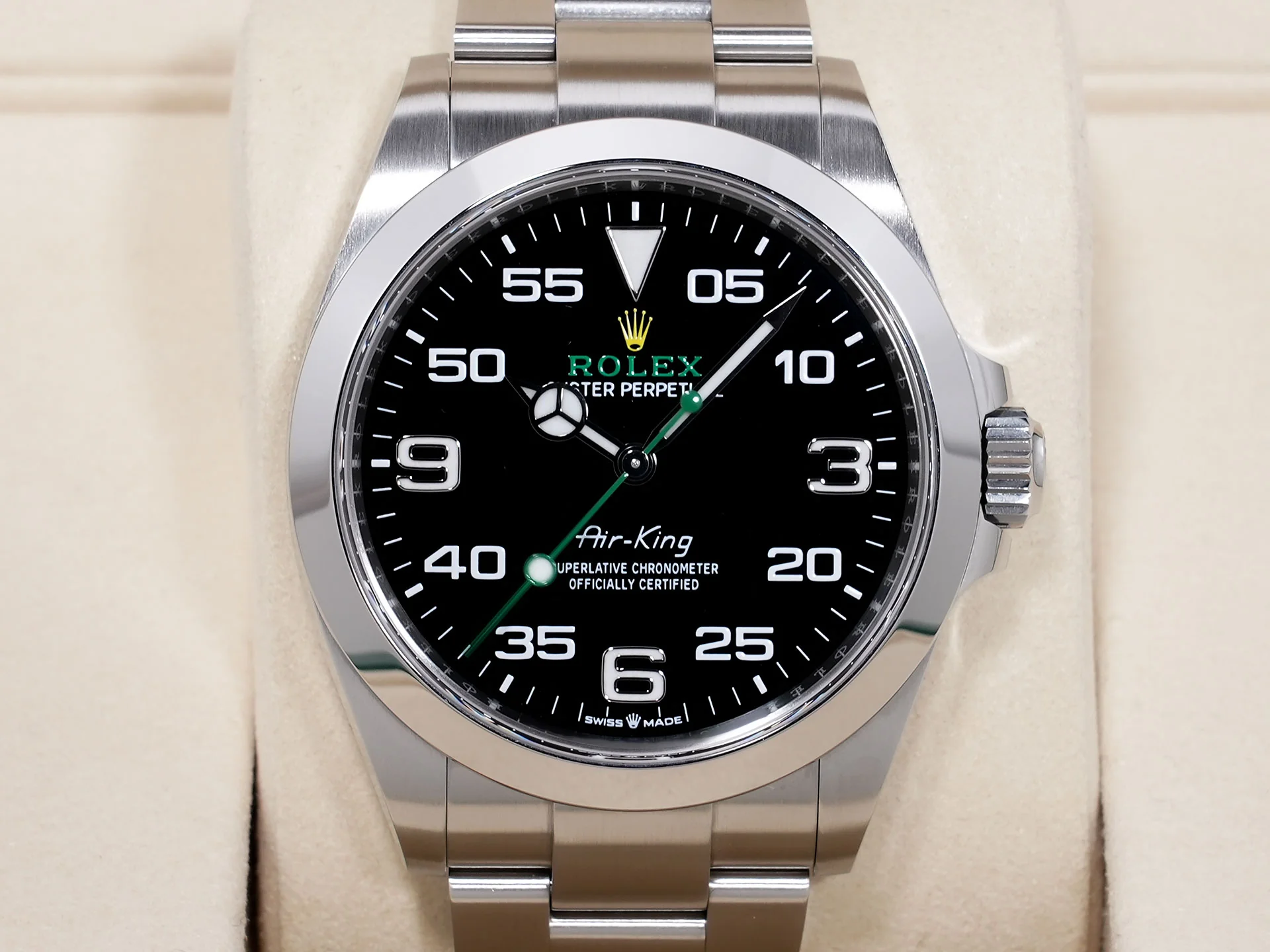 ロレックス エアキング Ref.126900 ステンレススチール ブラック文字盤 美中古 om9f8qeg - Image 2