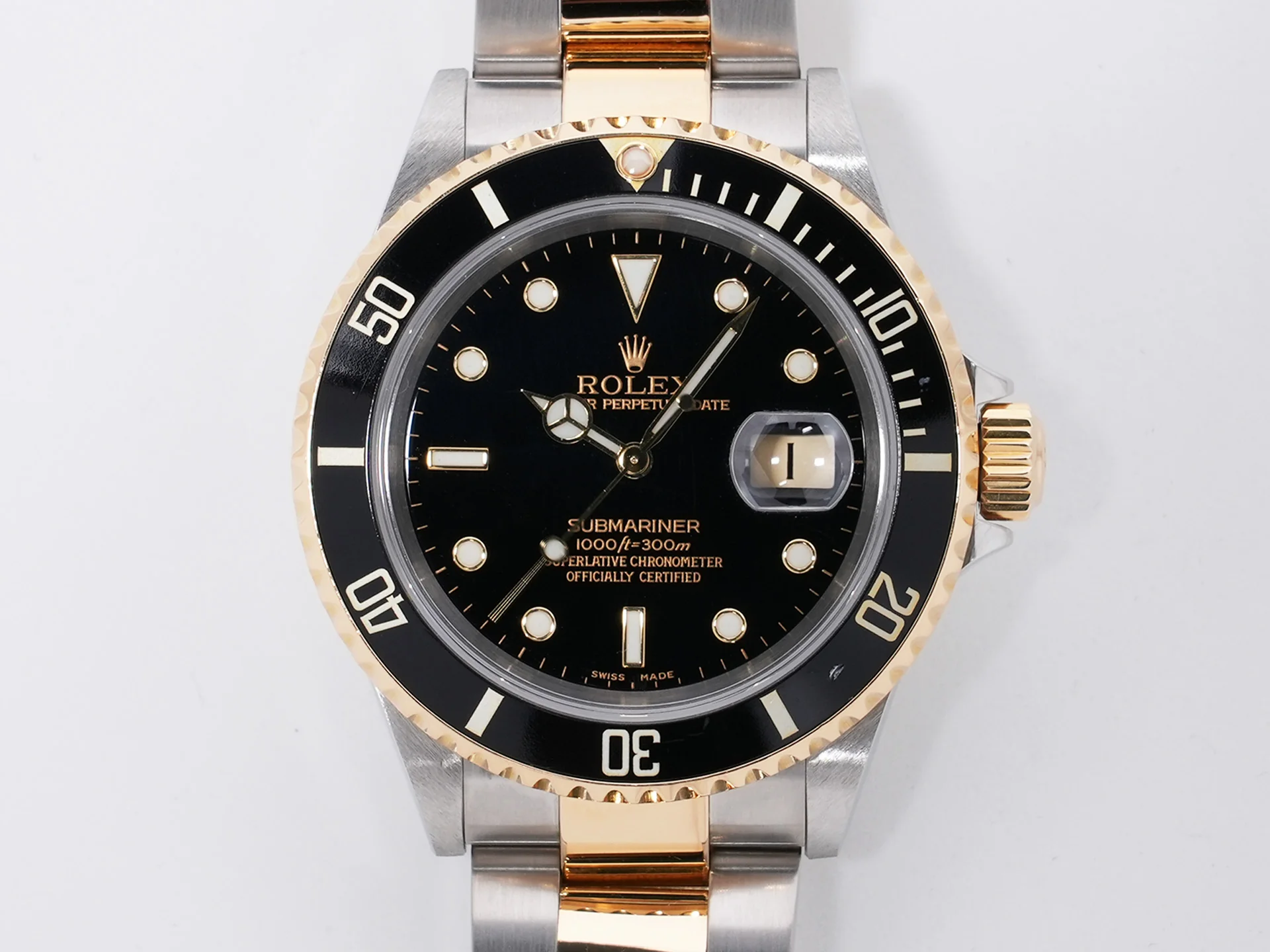 ロレックス サブマリーナー デイト Ref.16613LN ステンレススチール/イエローゴールド ブラック文字盤 中古 omv4vuqa - Image 2