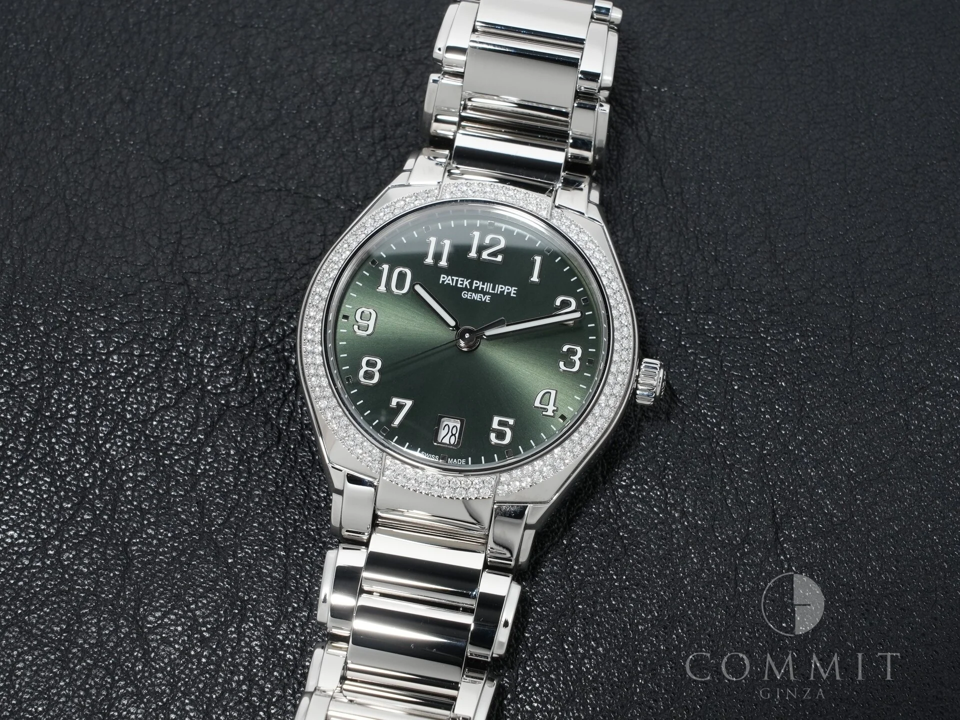 パテックフィリップ Twenty-4 Ref.7300/1200A-011 ステンレススチール オリーブグリーン ソレイユ文字盤 美品 osi6wzqf - Image 11