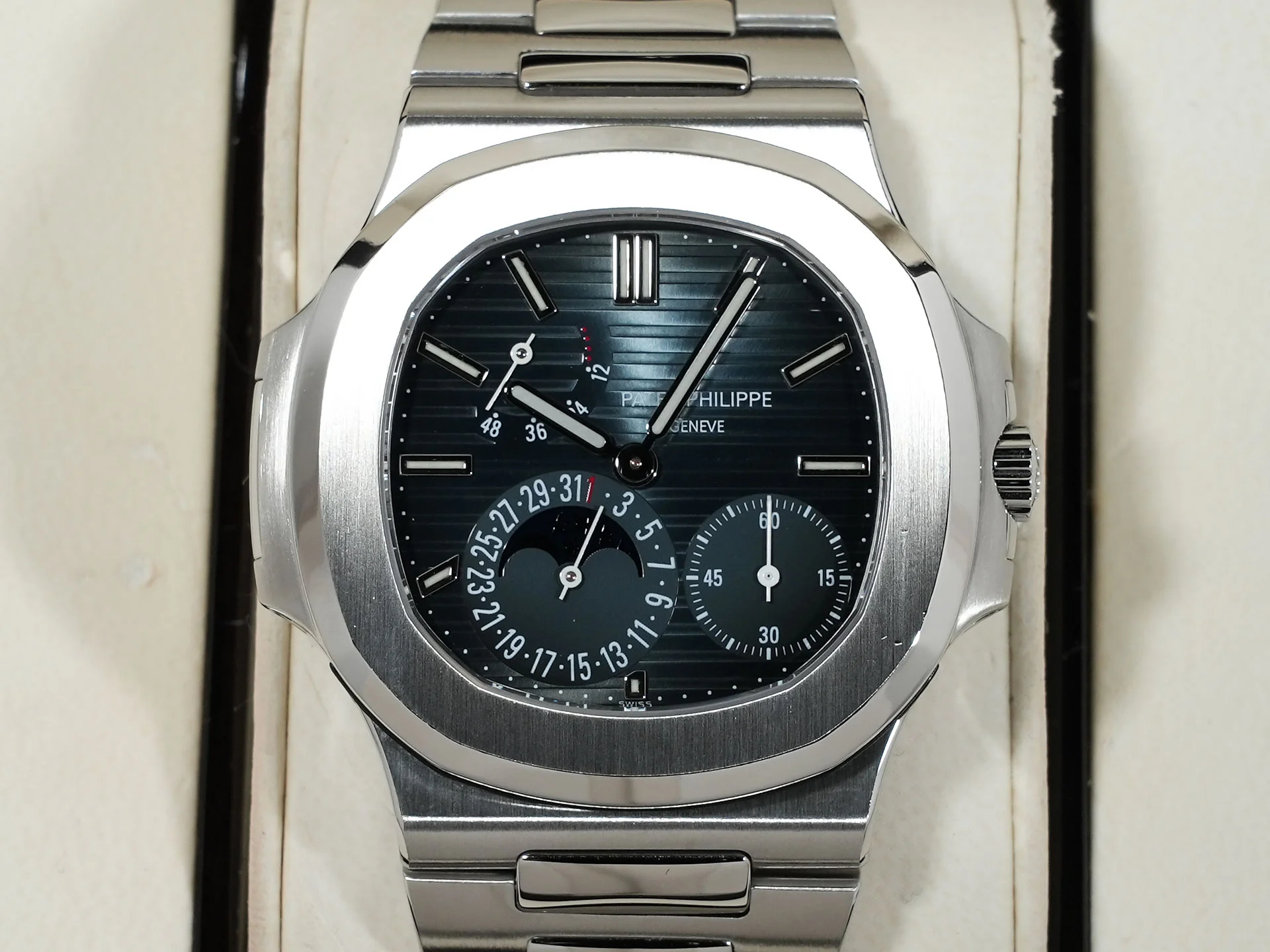 パテックフィリップ ノーチラス プチコンプリケーション Ref.5712/1A-001 ステンレススチール ブルー文字盤 - Image 2