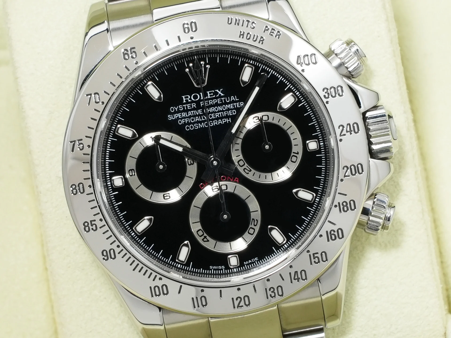 ロレックス デイトナ Ref.116520 ステンレススチール ブラック文字盤 中古 ox56yaf6 - Image 3