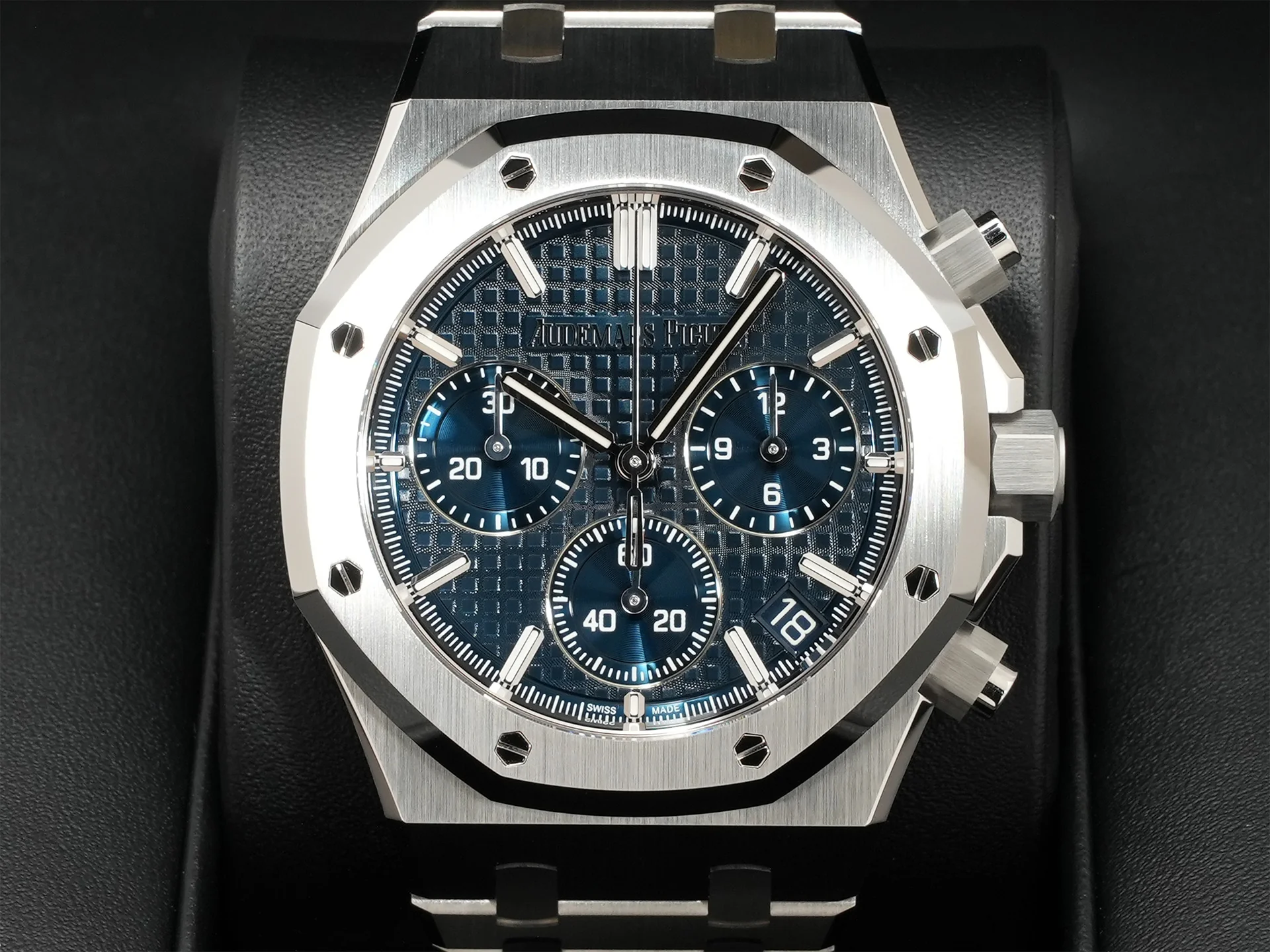 オーデマピゲ ロイヤルオーク クロノグラフ Ref.26240ST.OO.1320ST.05 ステンレススチール ブルー文字盤 - Image 2