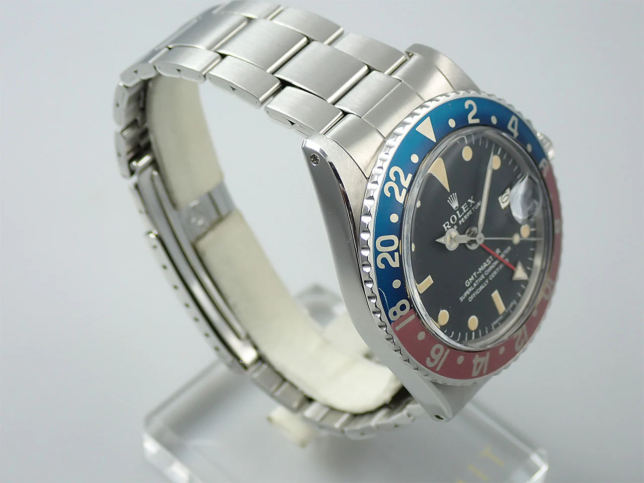 ロレックス GMTマスター Ref.1675 ステンレススチール ブラック文字盤 オイスターブレスレット - Image 5