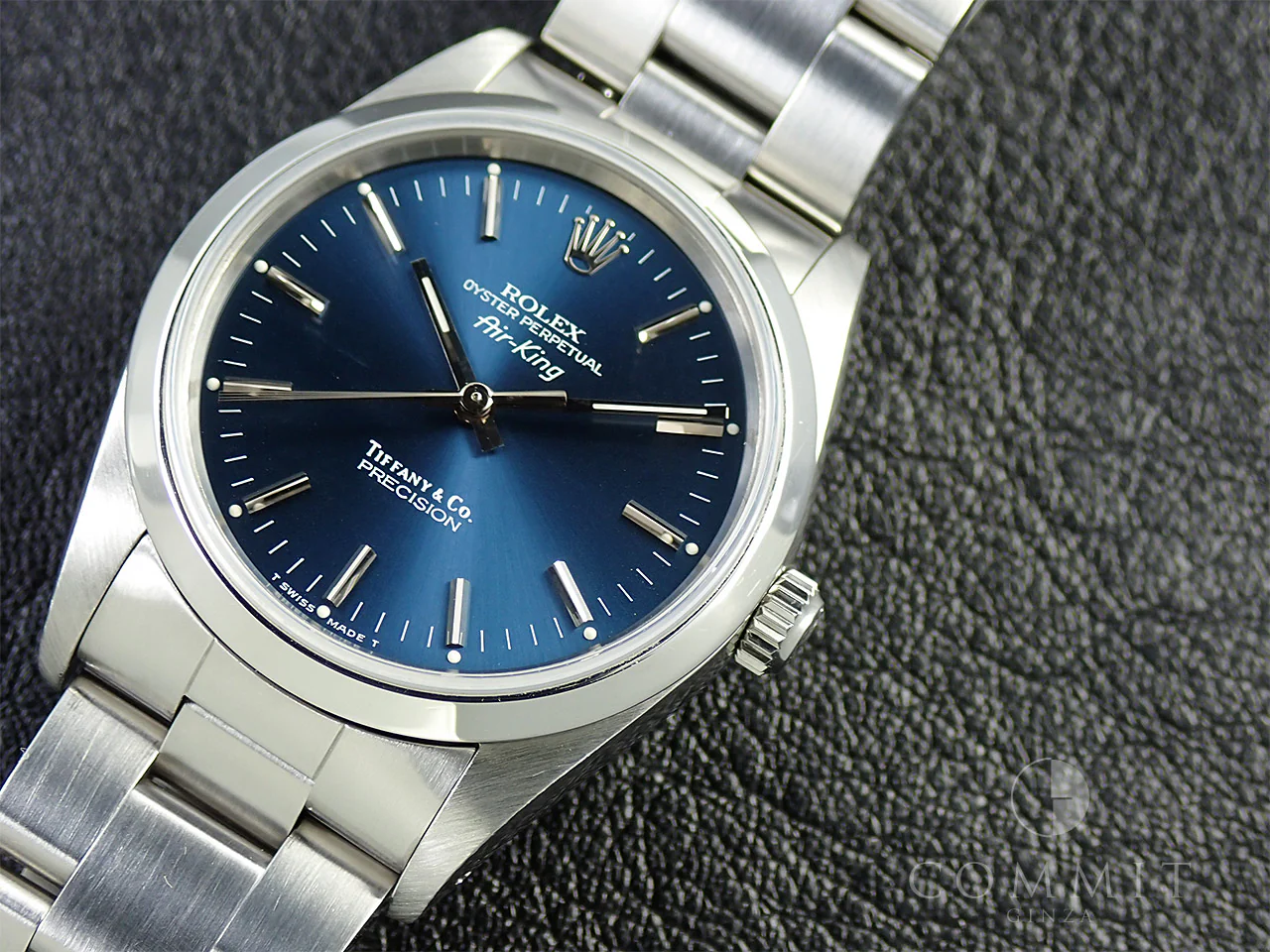 ロレックス エアキング Ref.14000 ステンレススチール ブルー文字盤 - Image 11