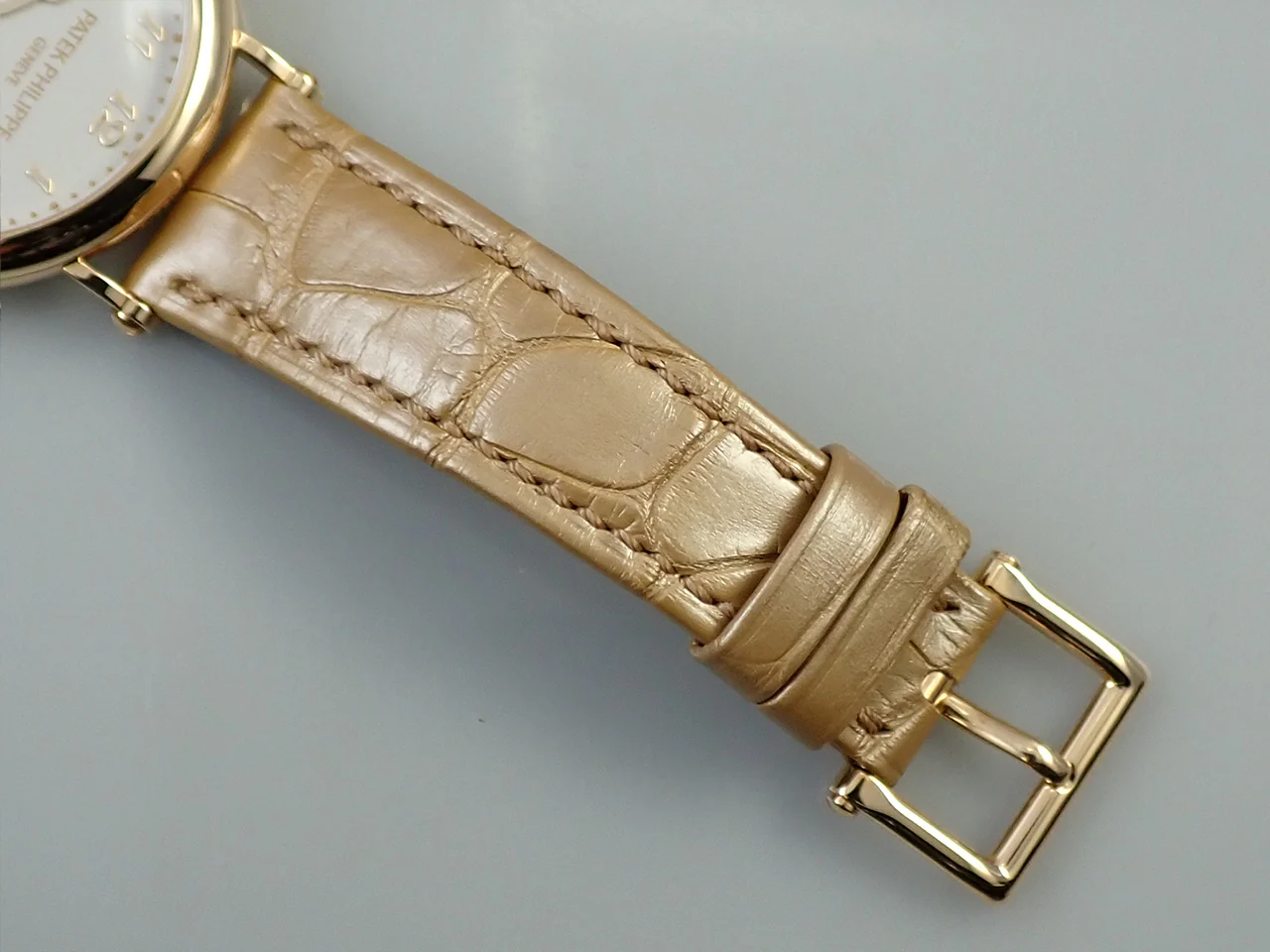 パテックフィリップ カラトラバ Ref.7200R-001 ローズゴールド シルバー・グレイン文字盤 - Image 8