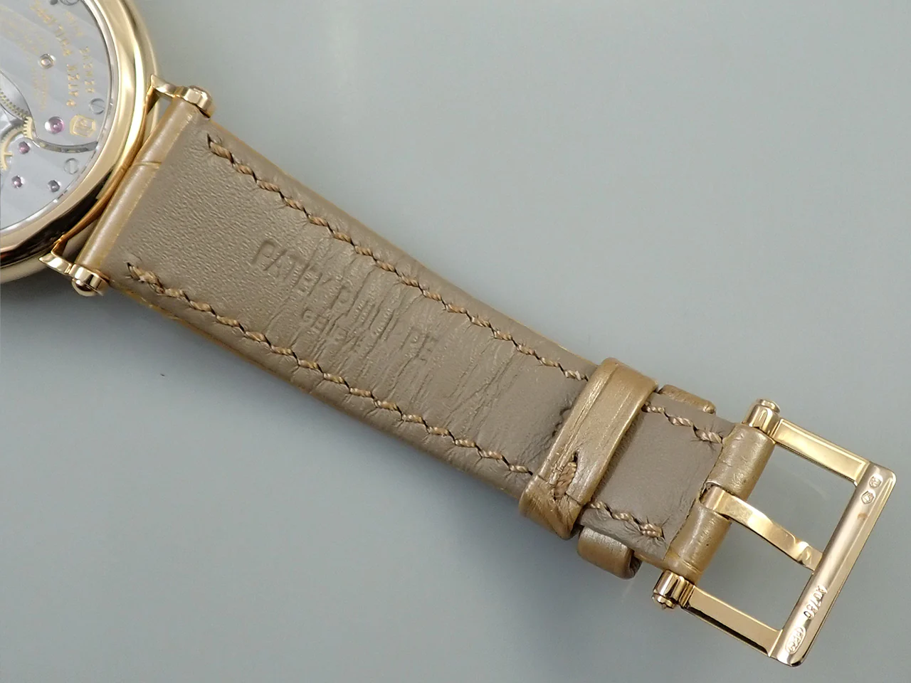 パテックフィリップ カラトラバ Ref.7200R-001 ローズゴールド シルバー・グレイン文字盤 - Image 9
