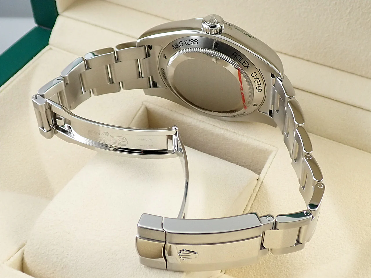 ロレックス ミルガウス Ref.116400 ステンレススチール ホワイト文字盤 - Image 8