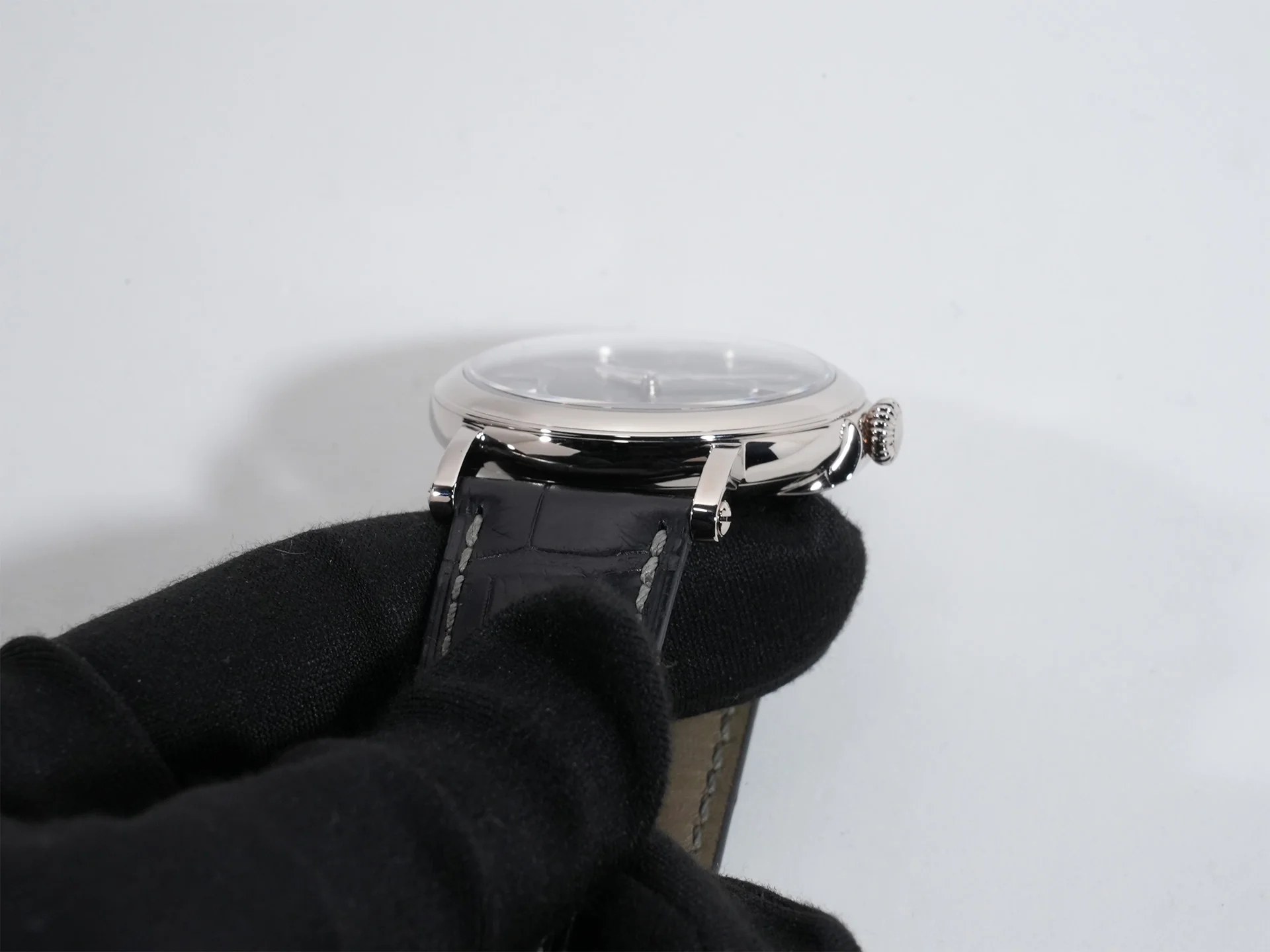 パテックフィリップ カラトラバ オフィサー Ref.5153G-001 ホワイトゴールド ブラック文字盤 - Image 6