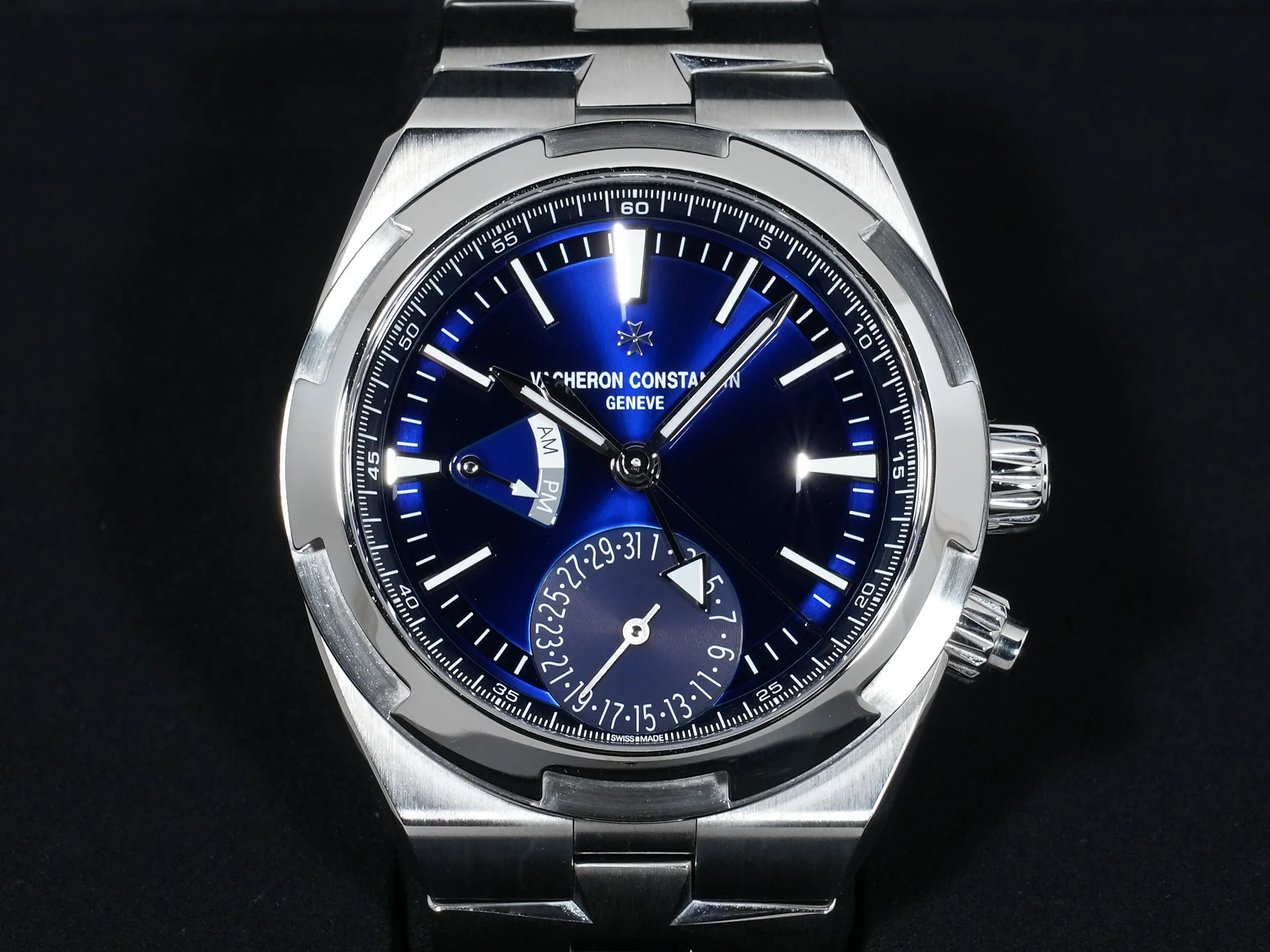 ヴァシュロンコンスタンタン オーヴァーシーズ デュアルタイム Ref.7900V/110A-B334 ステンレススチール ブルー文字盤 中古 p6apwm48 - Image 2