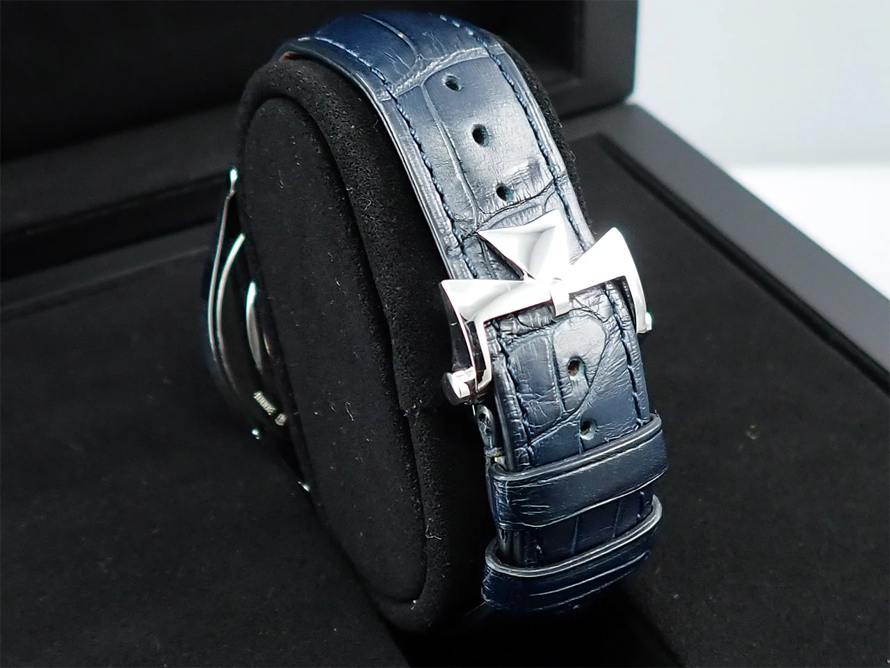 ヴァシュロンコンスタンタン フィフティーシックス コンプリートカレンダー Ref.4000E/000A-B548 ブルー文字盤 美品 P6L845YY - Image 7
