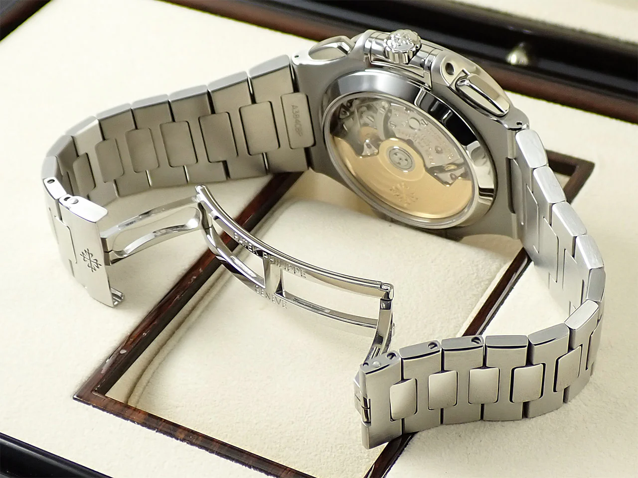 パテックフィリップ ノーチラス クロノグラフ Ref.5980/1A-001 ステンレススチール ブルー文字盤 - Image 8