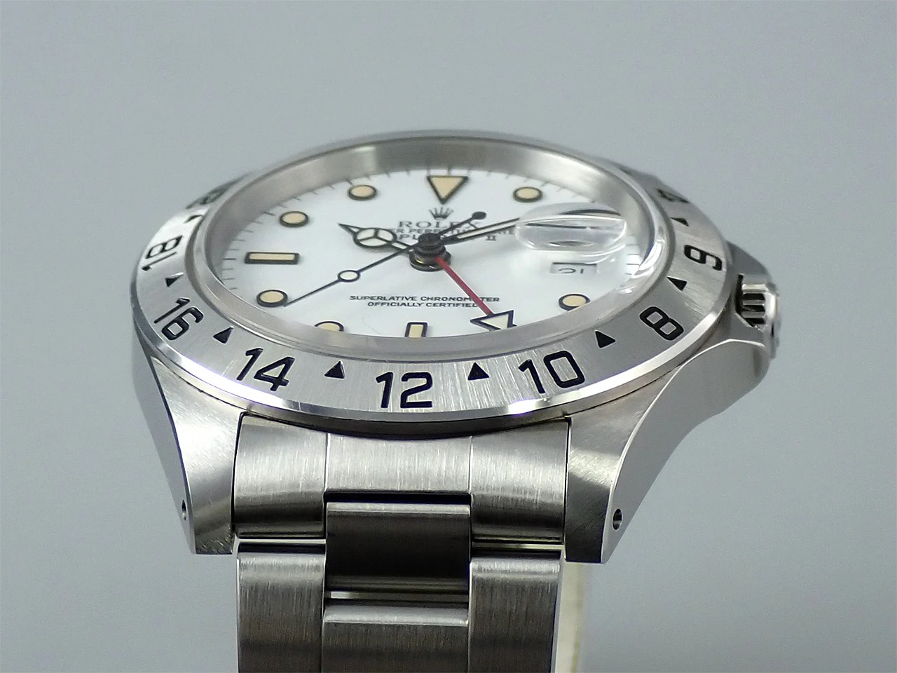 ロレックス エクスプローラーII Ref.16570 ステンレススチール ホワイト文字盤 - Image 6