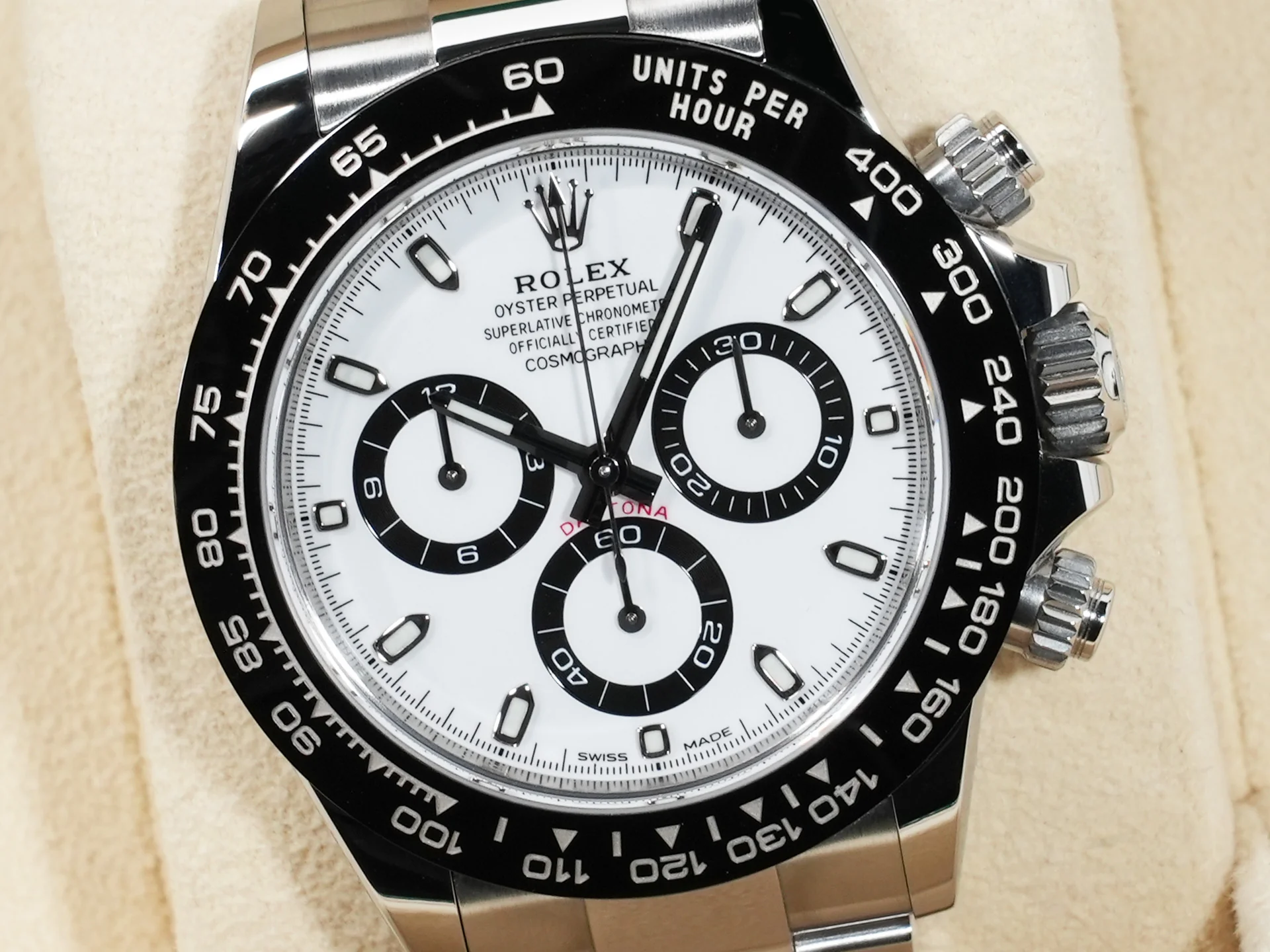 ロレックス デイトナ Ref.116500LN ステンレススチール ホワイト文字盤 - Image 3