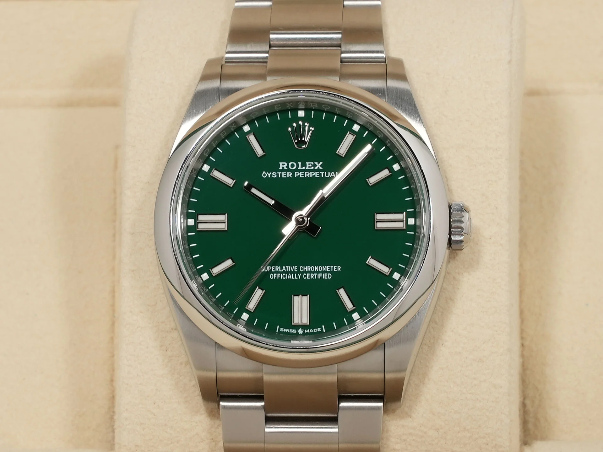 ロレックス オイスターパーペチュアル36 Ref.126000 ステンレススチール グリーン文字盤 - Image 2