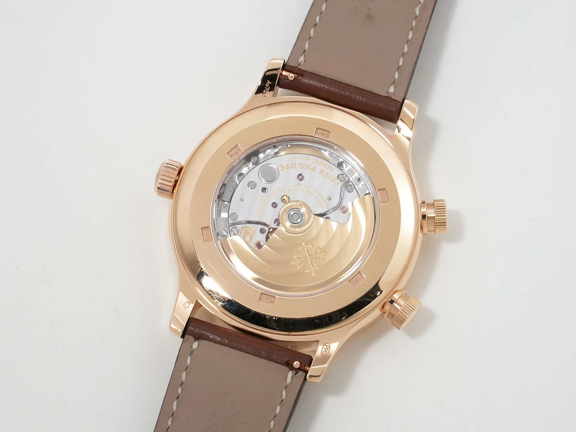 パテックフィリップ カラトラバ パイロット トラベルタイム TIFFANY&CO. Ref.5524R-001 ローズゴールド ブラウン・ソレイユ文字盤 中古 pkijrx5a - Image 6