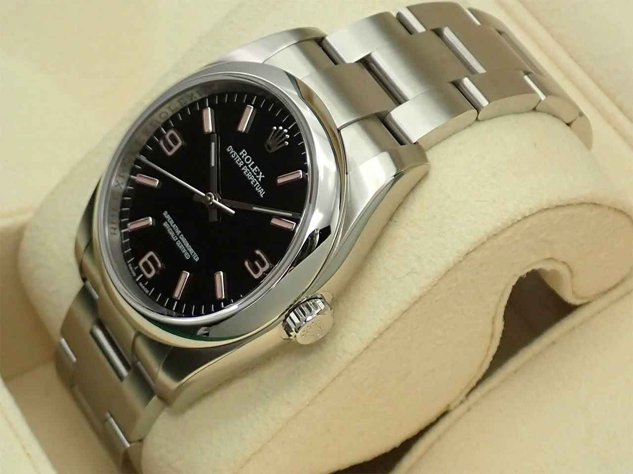 ロレックス オイスターパーペチュアル36 Ref.116000 ステンレススチール ブラックx369ピンク文字盤 - Image 5