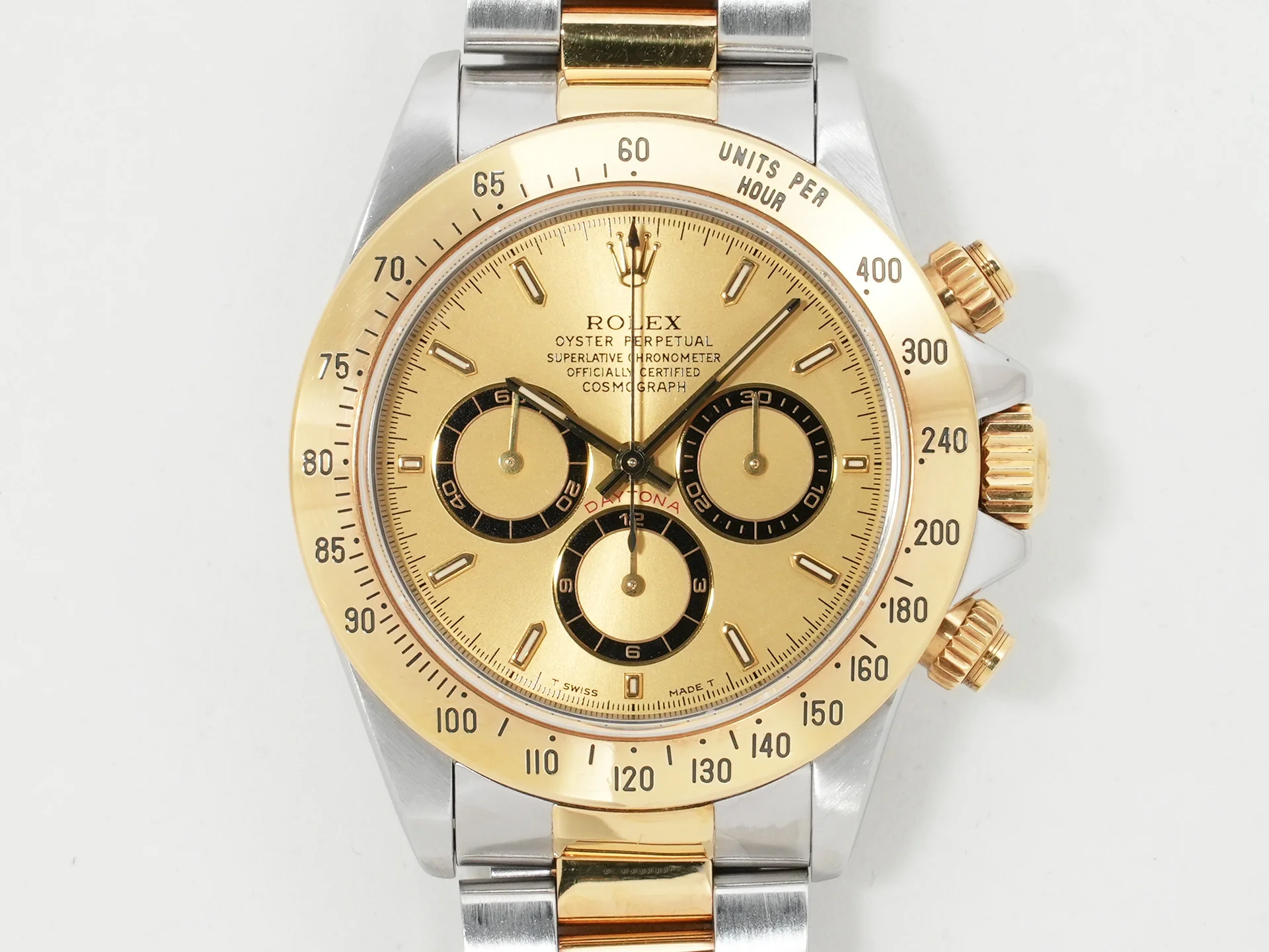 ロレックス デイトナ エルプリメロ Ref.16523 ステンレススチール/イエローゴールド シャンパン文字盤 中古 pwu4e8jg - Image 2