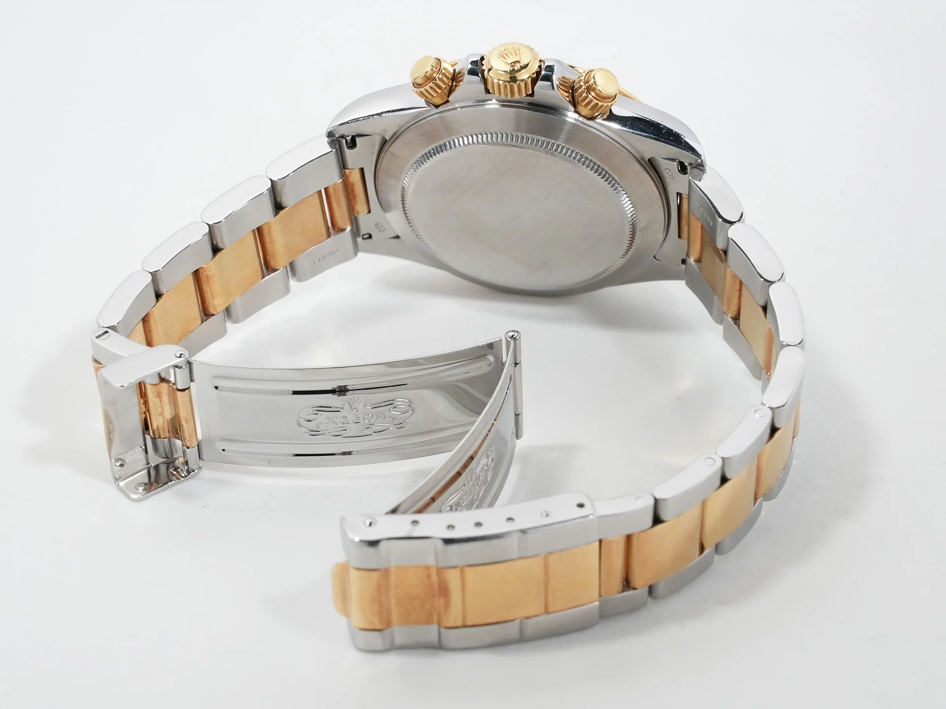 ロレックス デイトナ エルプリメロ Ref.16523 ステンレススチール/イエローゴールド シャンパン文字盤 中古 pwu4e8jg - Image 8