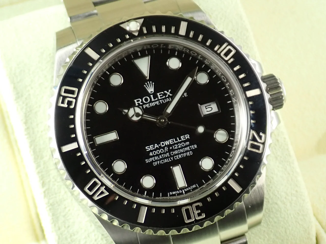 ロレックス シードゥエラー 4000 Ref.116600 ステンレススチール ブラック文字盤 - Image 3