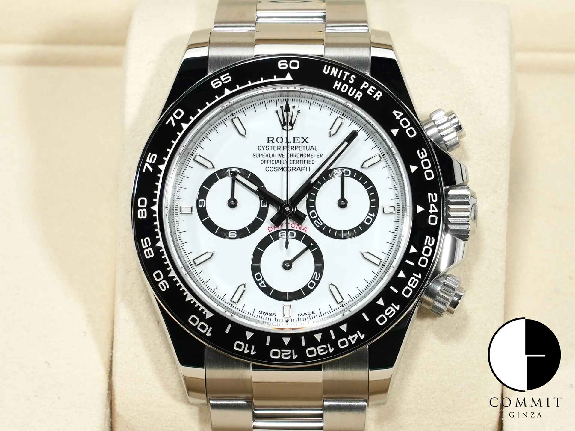 ロレックス デイトナ Ref.126500LN ステンレススチール ホワイト文字盤 未使用 q3urfvbm