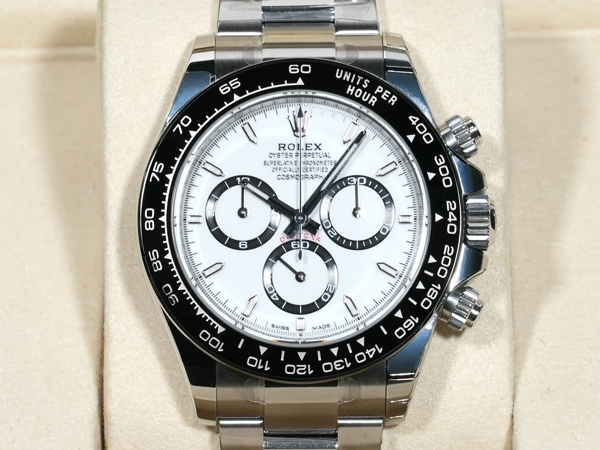 ロレックス デイトナ Ref.126500LN ステンレススチール ホワイト文字盤 - Image 2