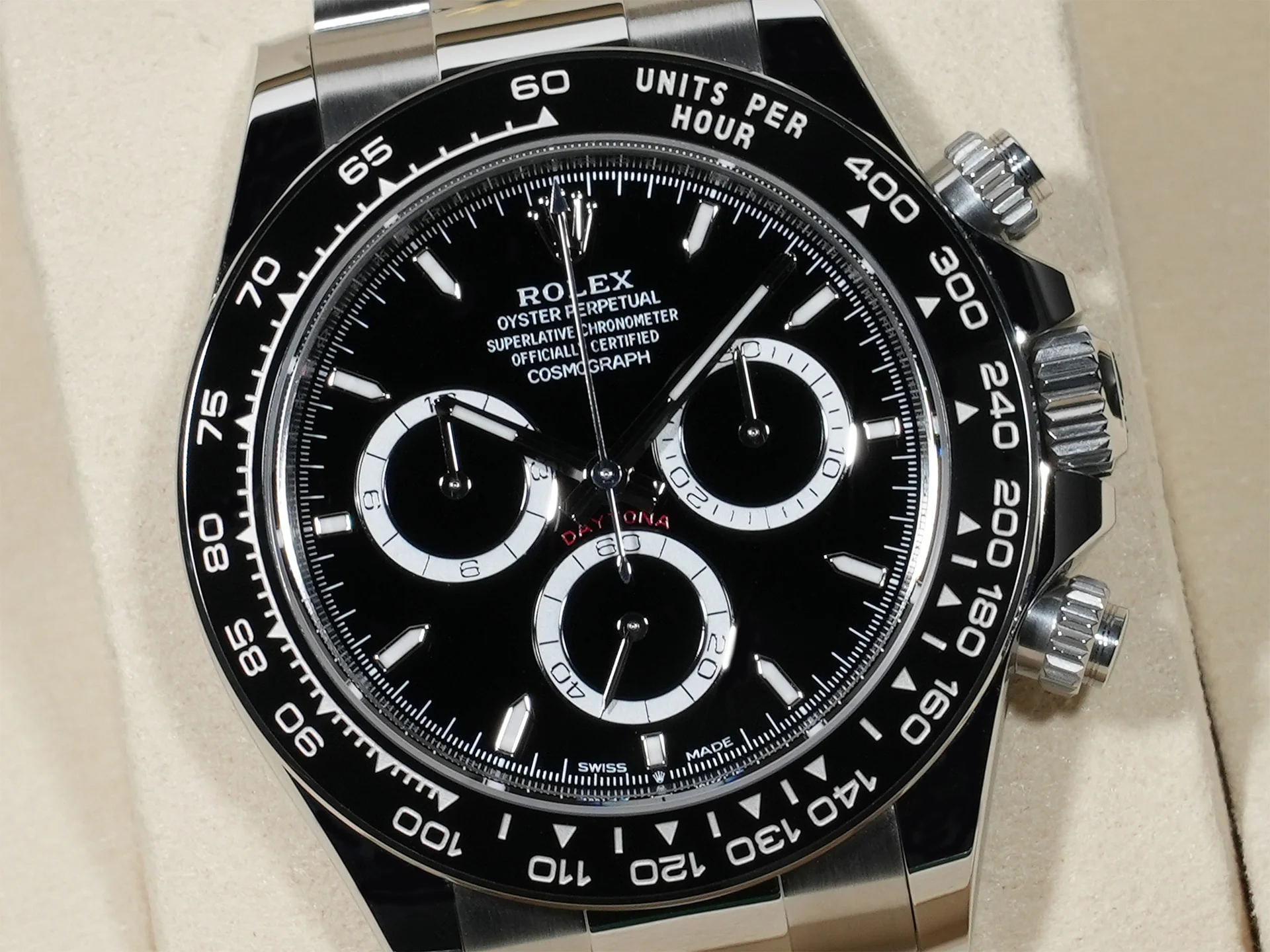 ロレックス デイトナ Ref.126500LN ステンレススチール ブラック文字盤 未使用 qc4cvf5i - Image 3