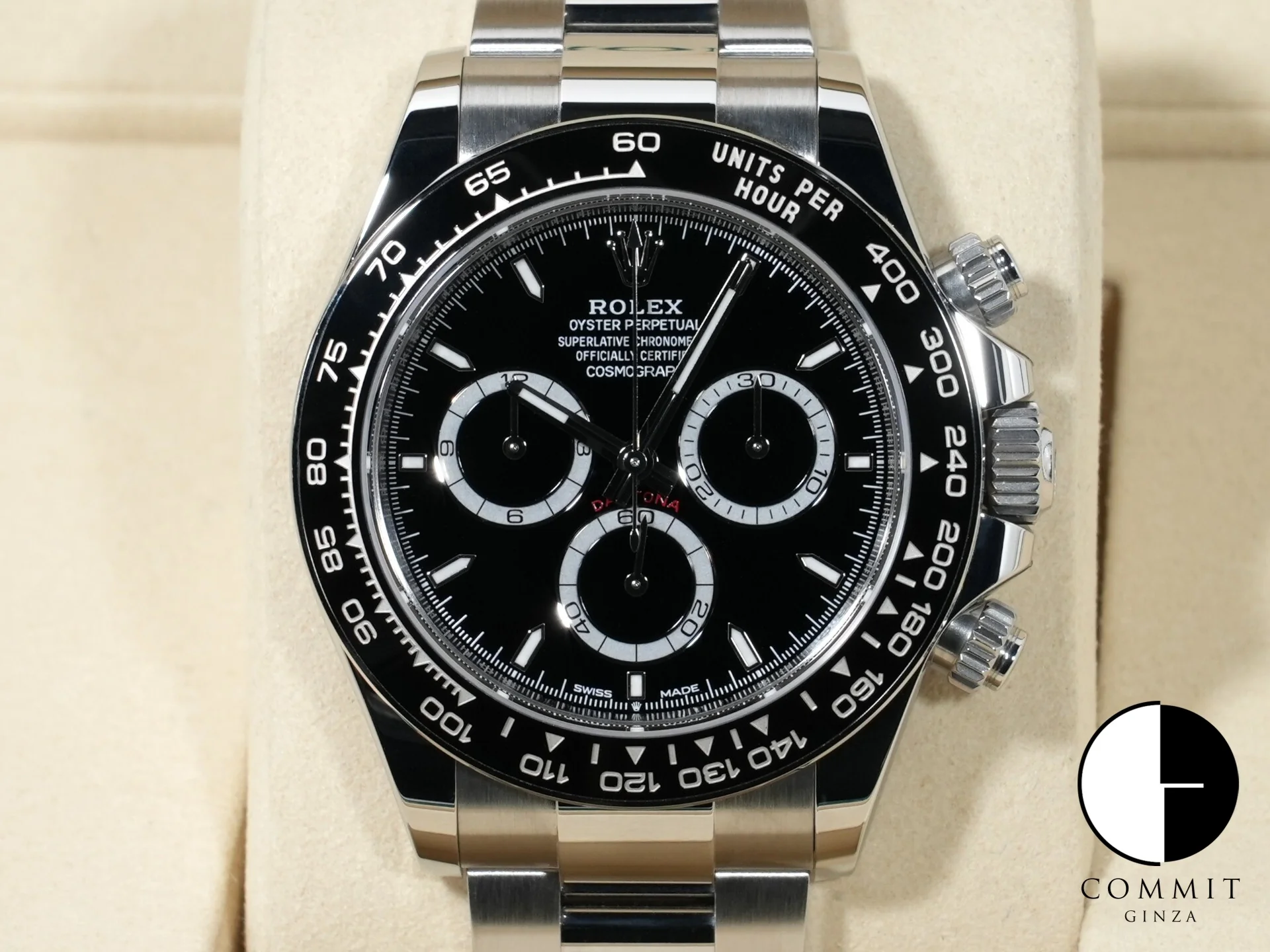 ロレックス デイトナ Ref.126500LN ステンレススチール ブラック文字盤 未使用 qd62dip4