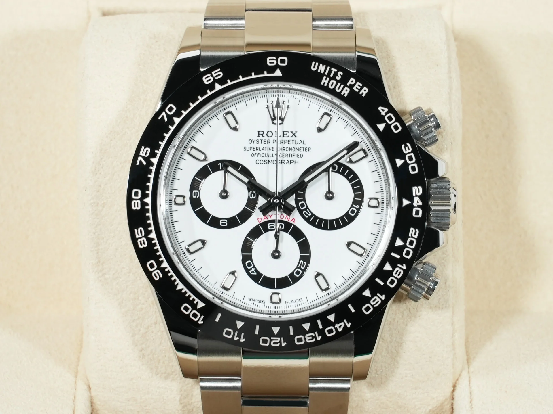 ロレックス デイトナ Ref.116500LN ステンレススチール ホワイト文字盤 - Image 2