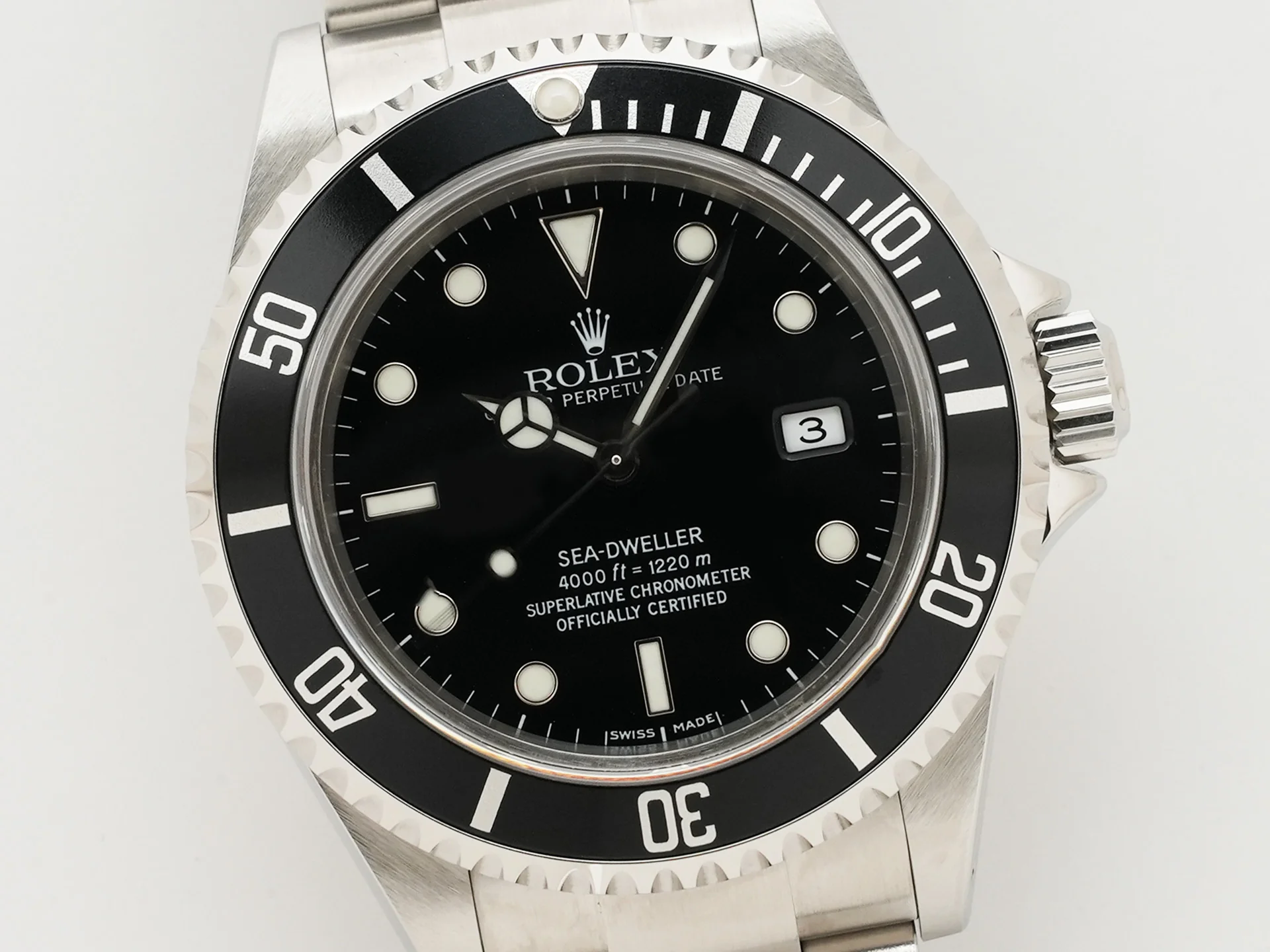 ロレックス シードゥエラー Ref.16600 ステンレススチール ブラック文字盤 - Image 3