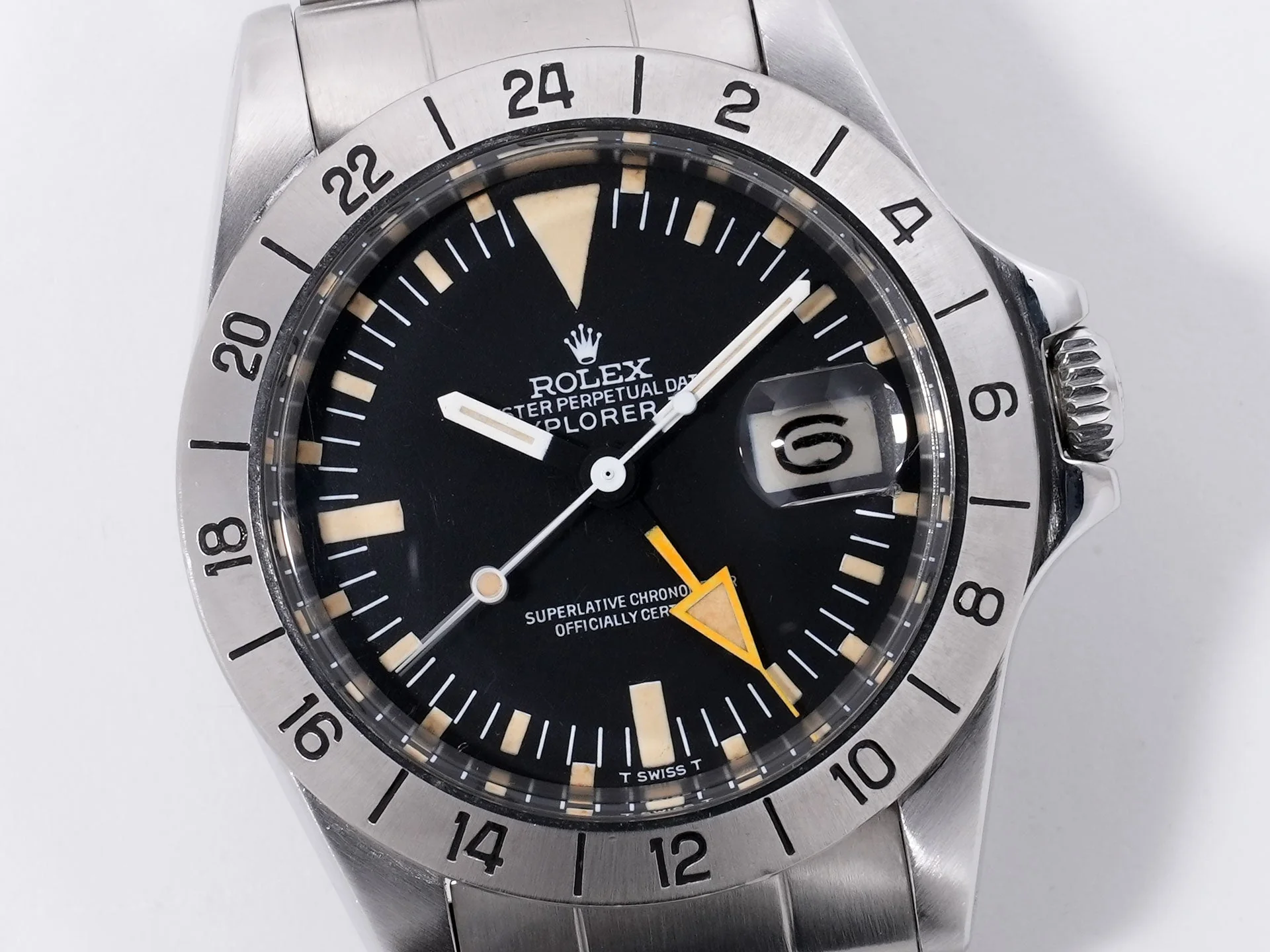 ロレックス エクスプローラーII Ref.1655 ステンレススチール ブラック文字盤 オイスターブレスレット 中古 qhh7xsks - Image 3