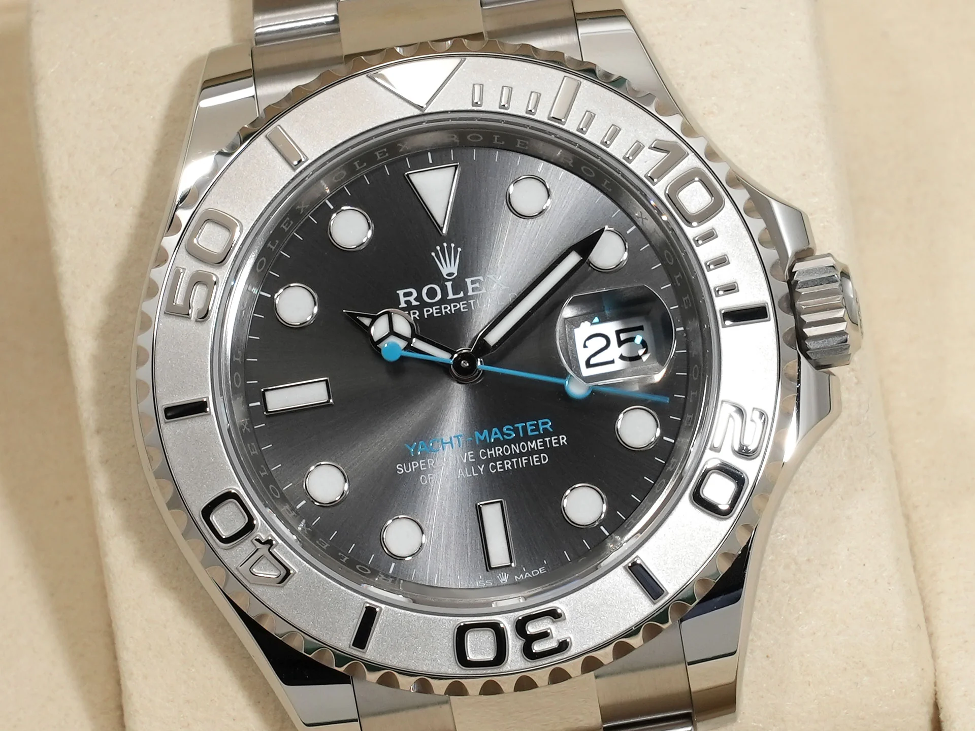 ロレックス ヨットマスター40 Ref.126622 ステンレススチール/プラチナ スレート文字盤 未使用 qhmfkrv3 - Image 3