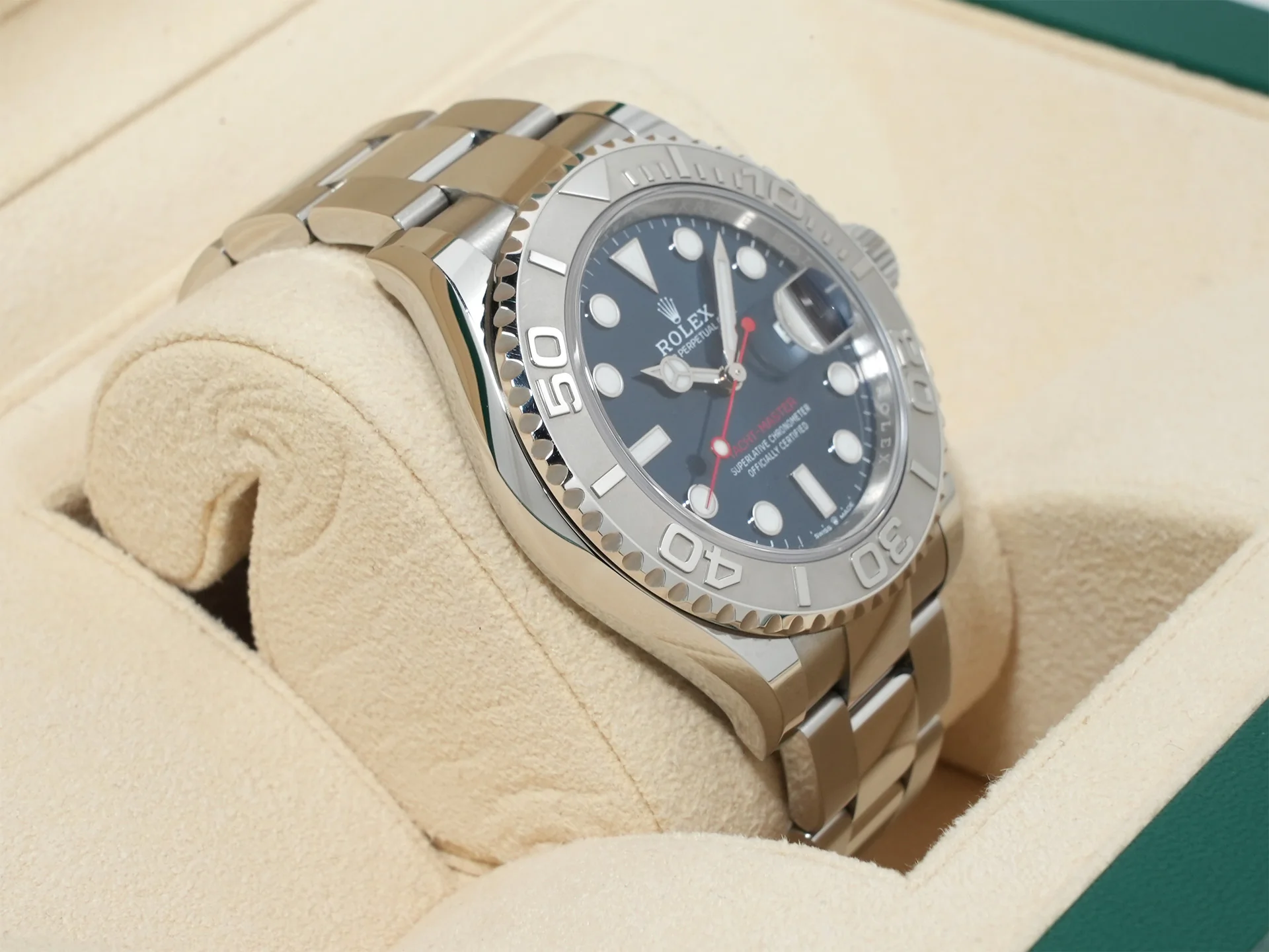 ロレックス ヨットマスター40 Ref.126622 ステンレススチール/プラチナ ブライトブルー文字盤 中古 qhyfra8w - Image 5