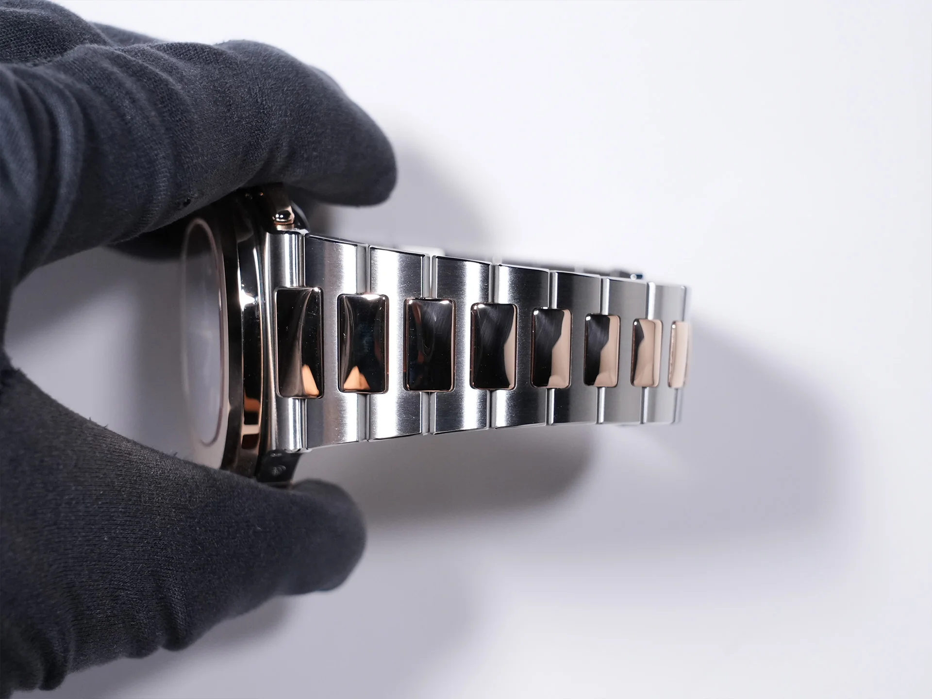パテックフィリップ ノーチラス クロノグラフ Ref.5980/1AR-001 ステンレススチール/ローズゴールド ブルー文字盤 - Image 9