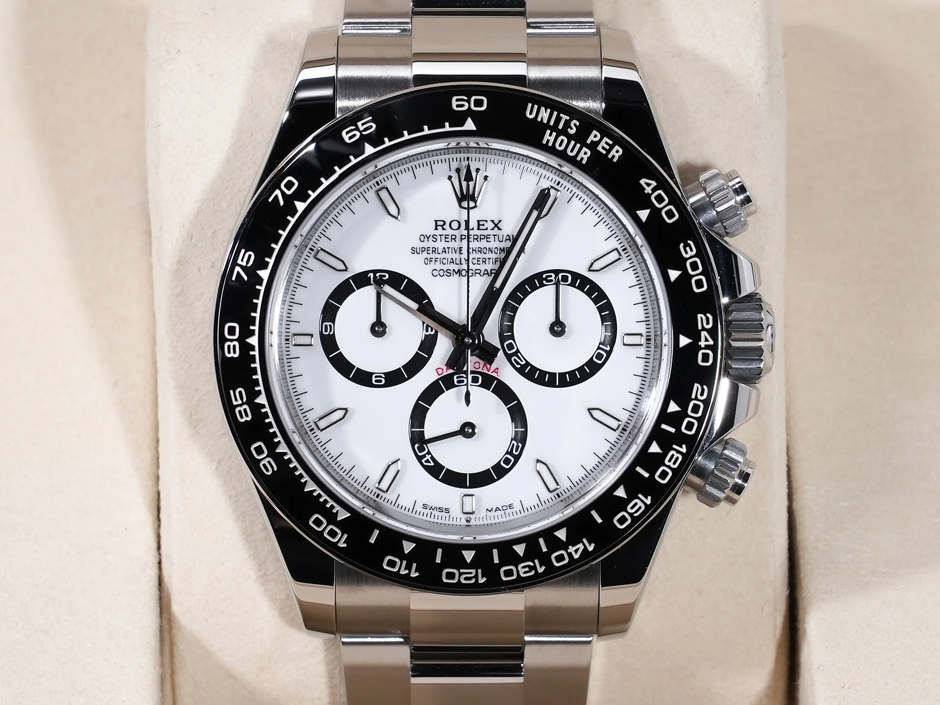 ロレックス デイトナ Ref.126500LN ステンレススチール ホワイト文字盤 - Image 2