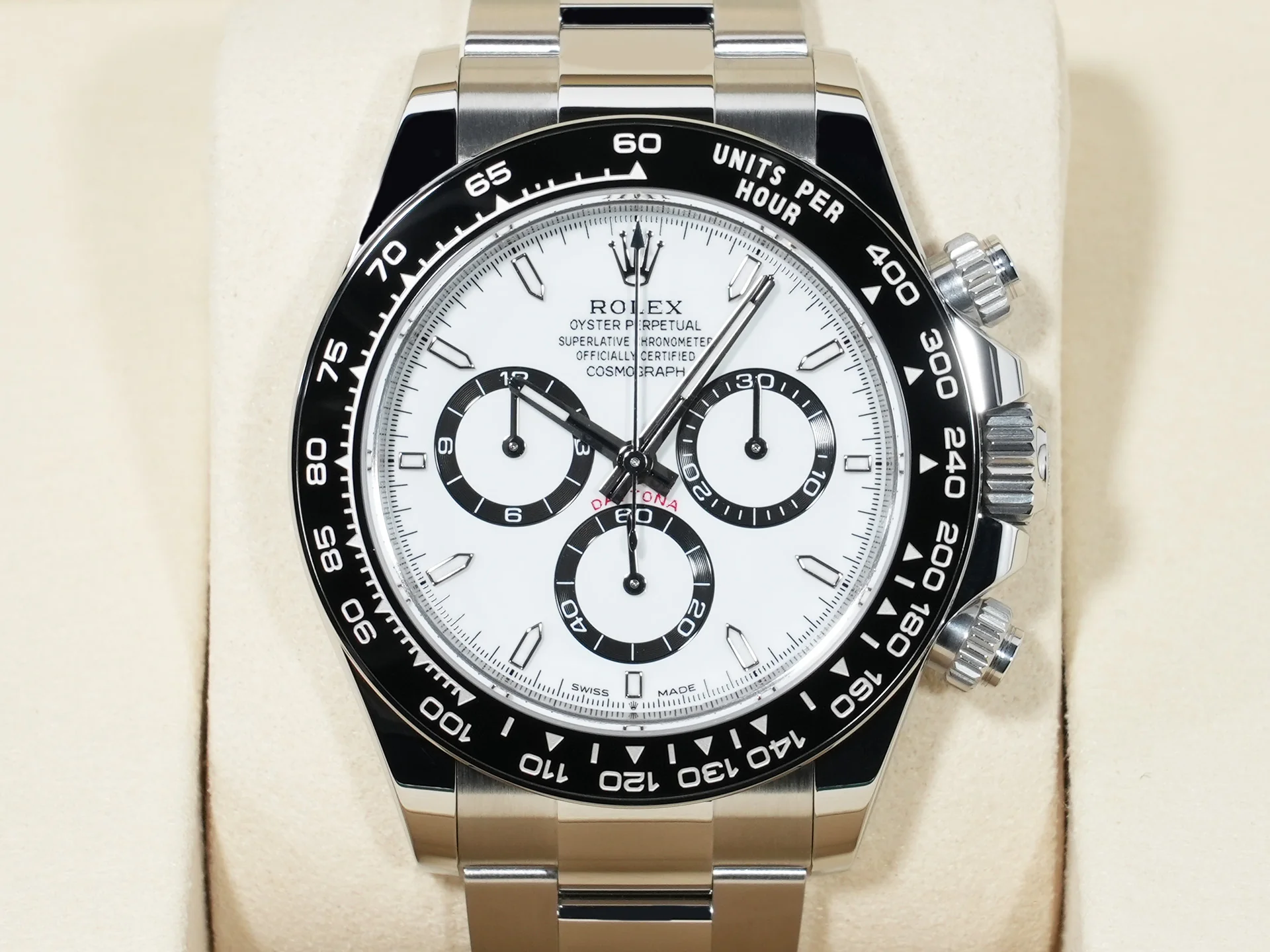 ロレックス デイトナ Ref.126500LN ステンレススチール ホワイト文字盤 未使用 qqmgnaj7 - Image 2