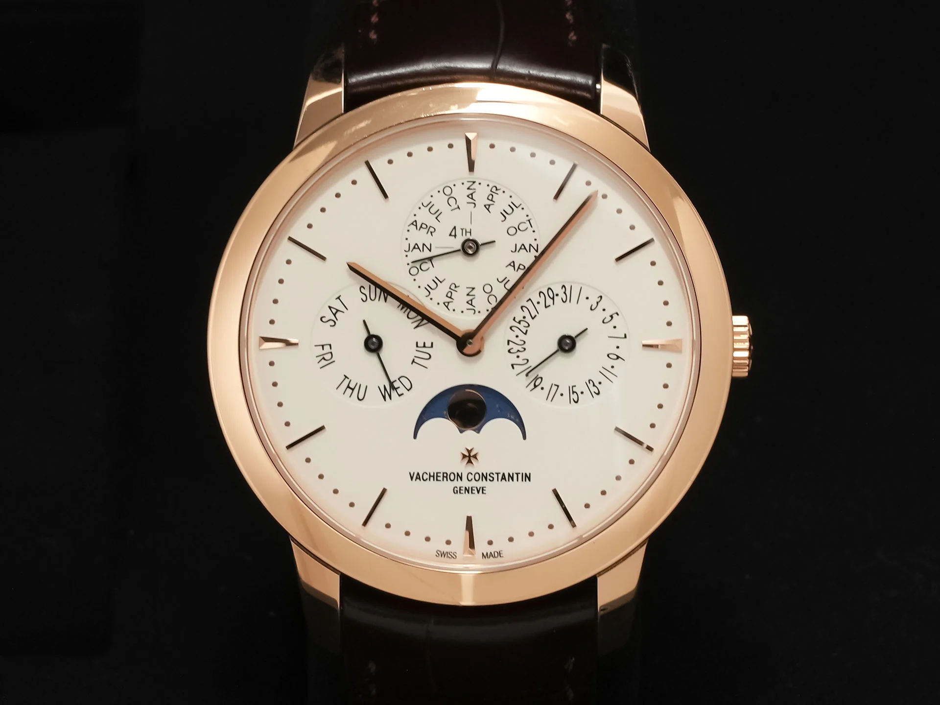 ヴァシュロンコンスタンタン パトリモニー エクストラフラット パーペチュアルカレンダー Ref.43175/000R-9687 シルバー文字盤 中古 qrurto89 - Image 2
