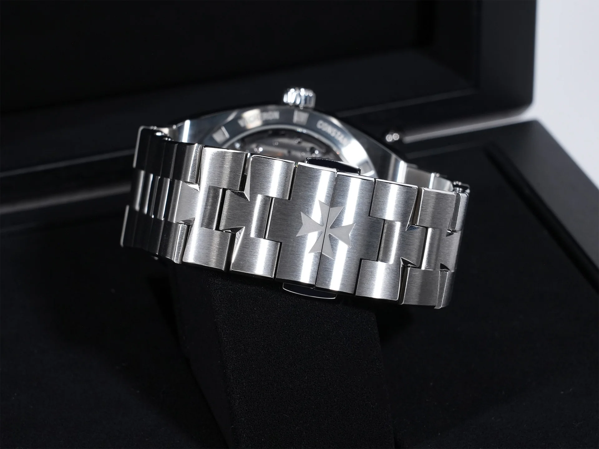 ヴァシュロンコンスタンタン オーヴァーシーズ Ref.4500V/110A-B128 SS ブルー文字盤 中古 qwep4ffe - Image 7