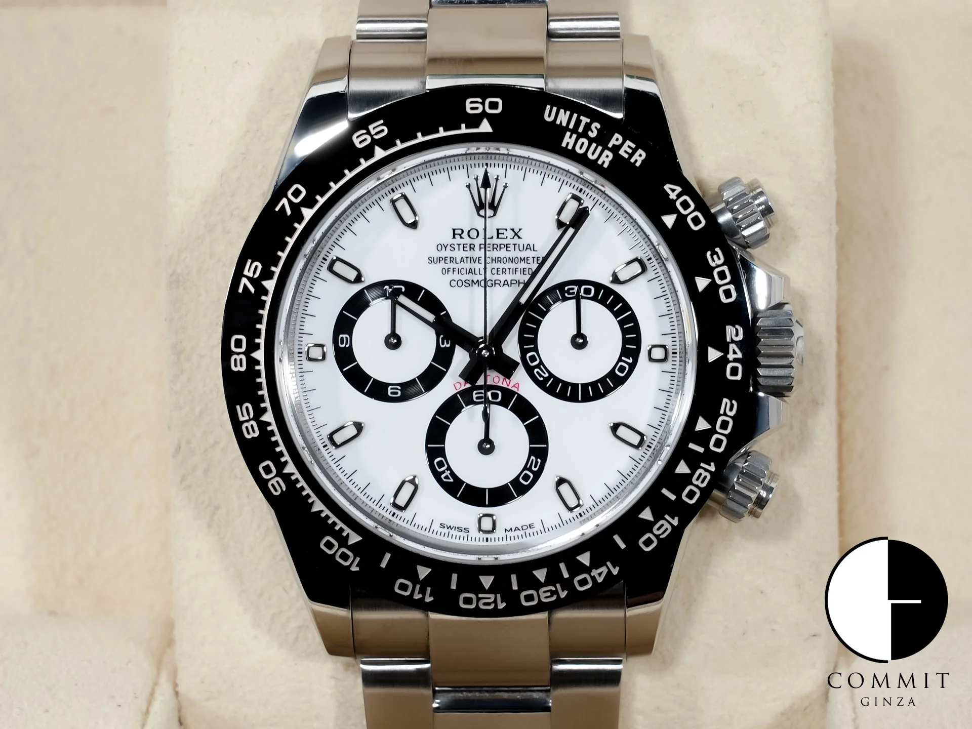 ロレックス デイトナ Ref.116500LN ステンレススチール ホワイト文字盤