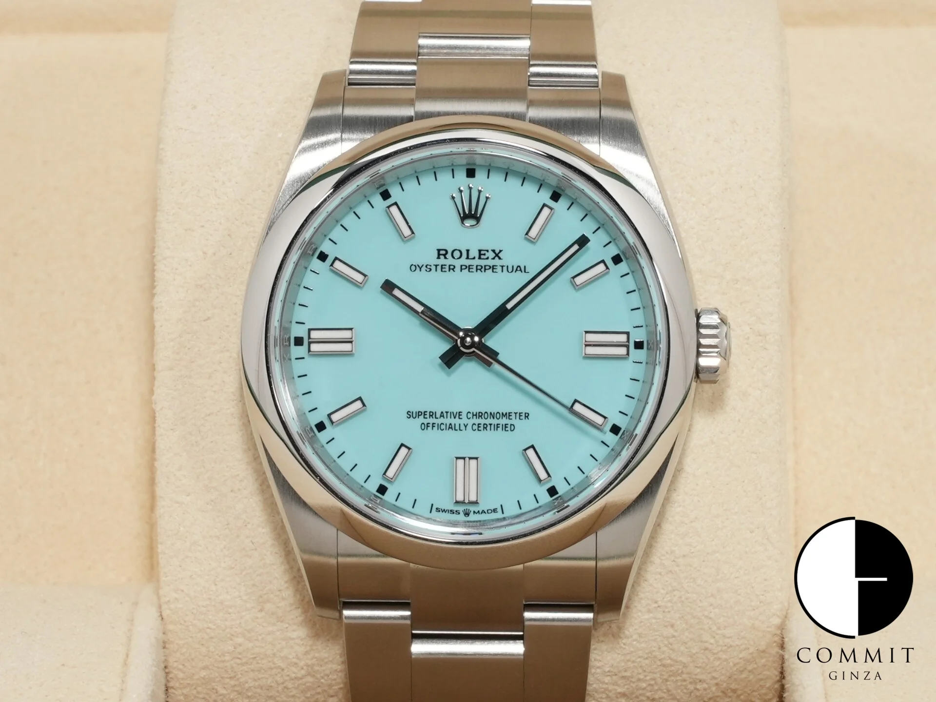 ロレックス オイスターパーペチュアル36 Ref.126000 ステンレススチール ターコイズ文字盤