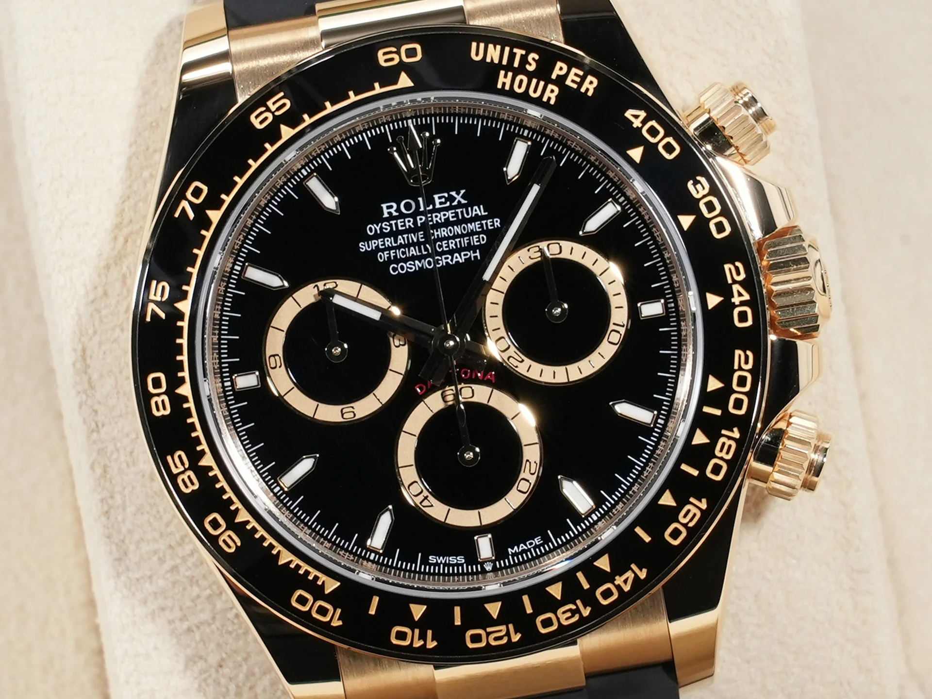 ロレックス デイトナ Ref.126518LN イエローゴールド ブラックxゴールデンカウンターリング文字盤 - Image 3